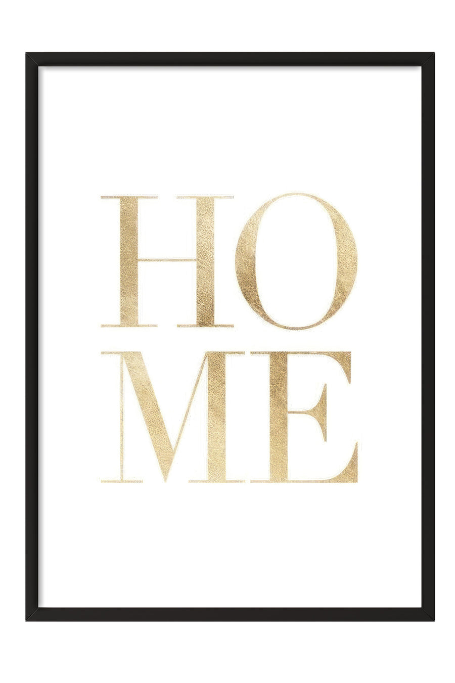 HOME Poster – Siyah Çerçeveli Tablo