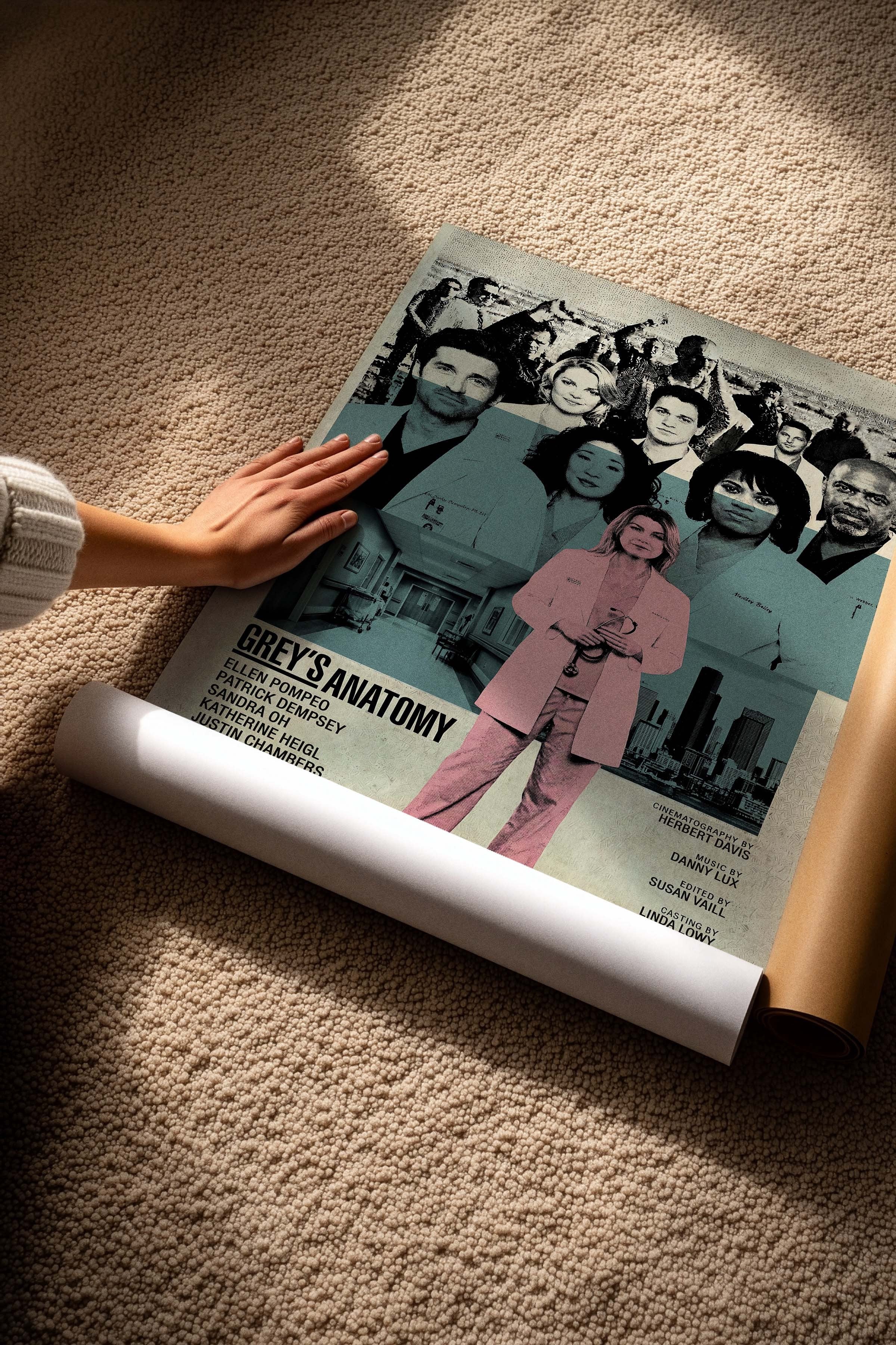 Grey’s Anatomy Posteri, Sinema ve Dizi Tablo Posterleri, Film Dizi Afişleri NO:112771