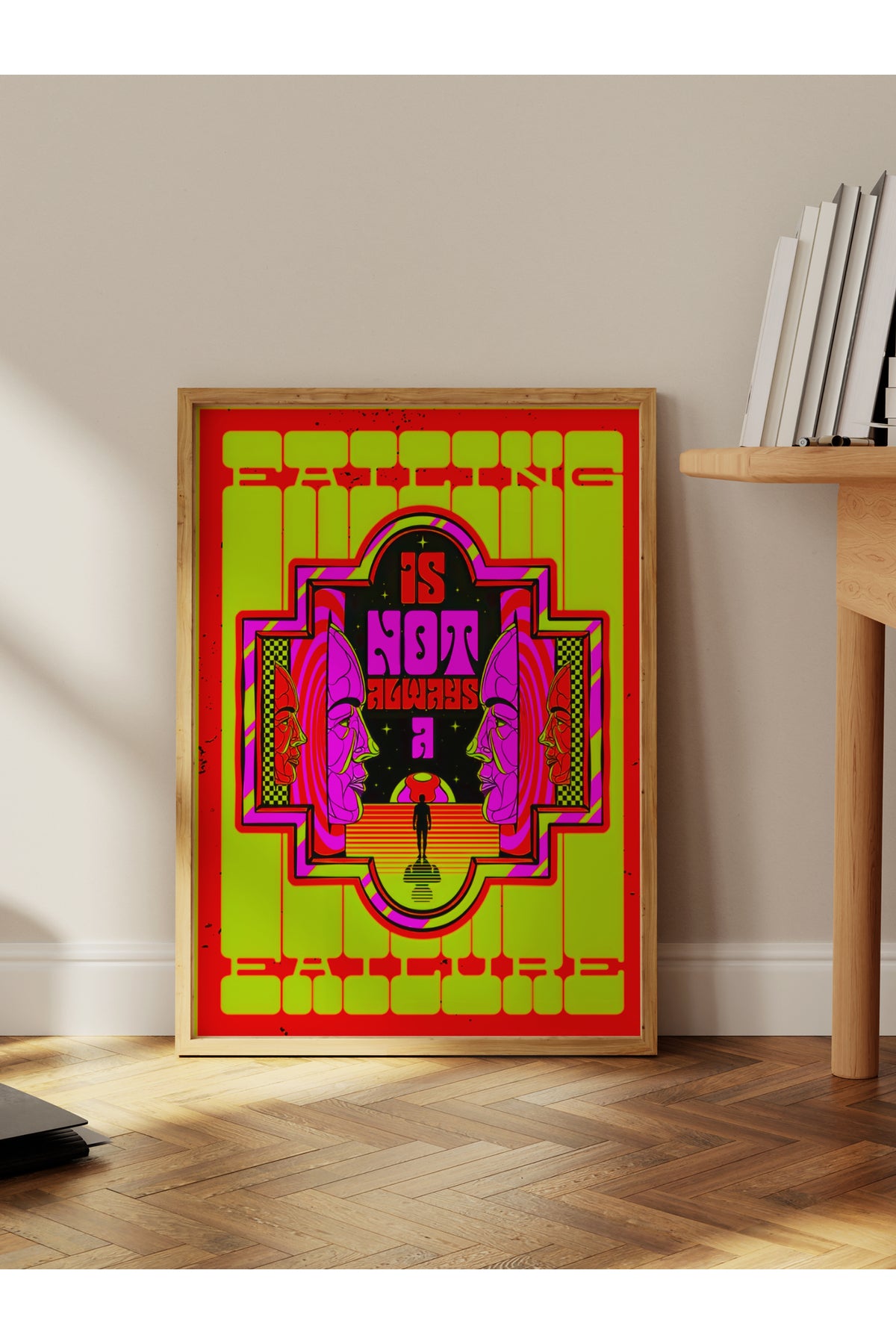 Grunge Tema Duvar Posteri, Çerçevesiz Poster, Duvar Dekoru, Çerçevesiz Tablo