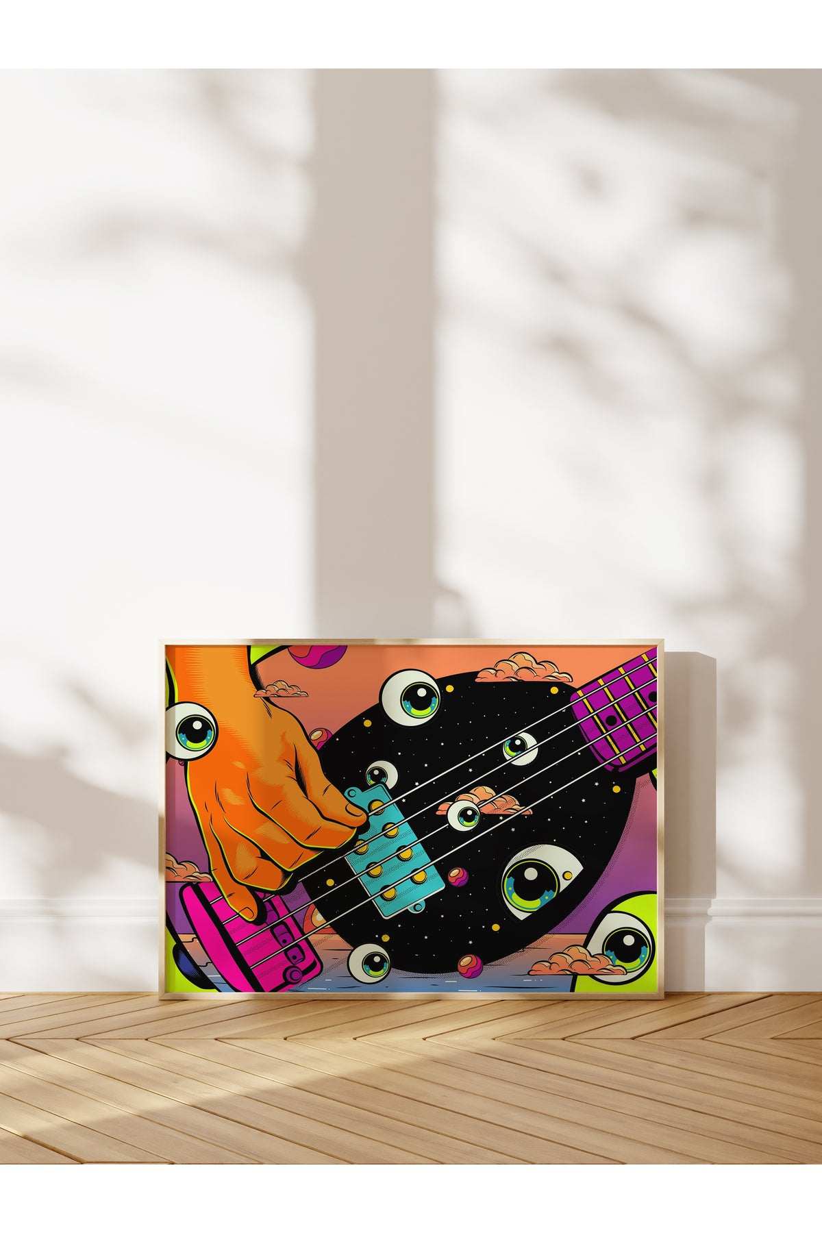 Grunge Tema Duvar Posteri, Çerçevesiz Poster, Duvar Dekoru, Çerçevesiz Tablo