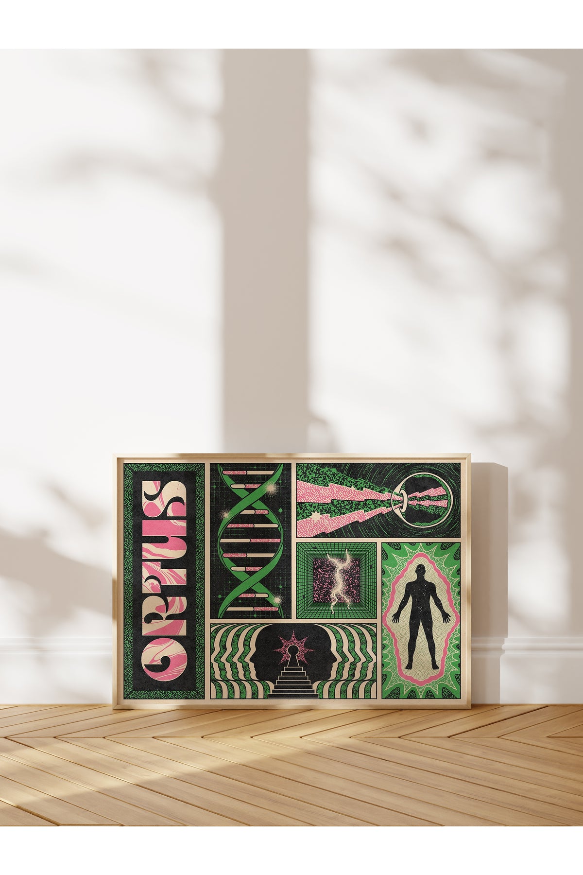 Grunge Tema Duvar Posteri, Çerçevesiz Poster, Duvar Dekoru, Çerçevesiz Tablo
