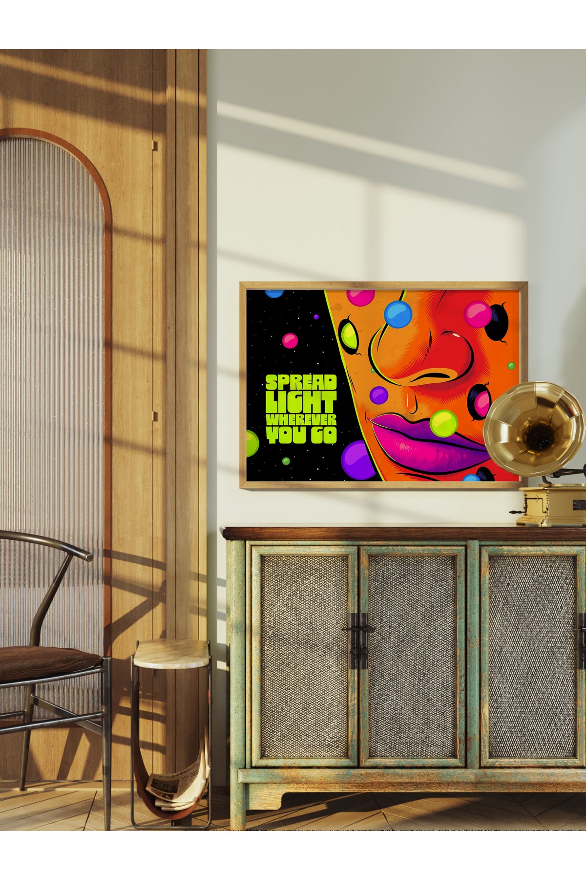 Grunge Tema Duvar Posteri, Çerçevesiz Poster, Duvar Dekoru, Çerçevesiz Tablo