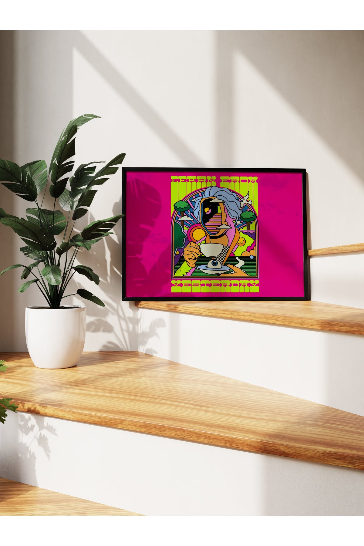 Grunge Tema Duvar Posteri, Çerçevesiz Poster, Duvar Dekoru, Çerçevesiz Tablo