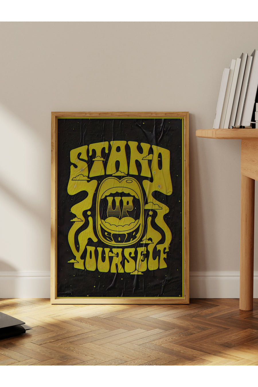 Grunge Tema Duvar Posteri, Çerçevesiz Poster, Duvar Dekoru, Çerçevesiz Tablo