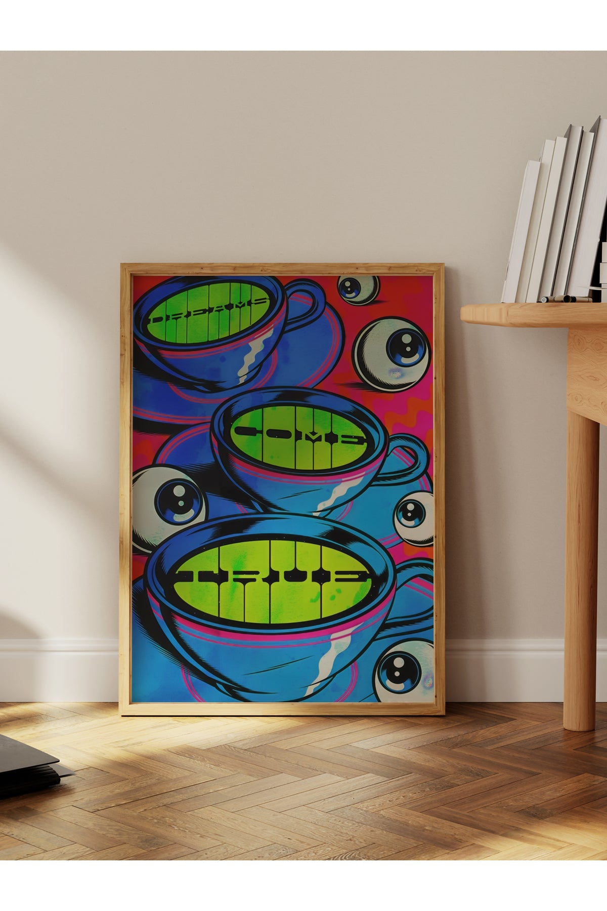 Grunge Tema Duvar Posteri, Çerçevesiz Poster, Duvar Dekoru, Çerçevesiz Tablo