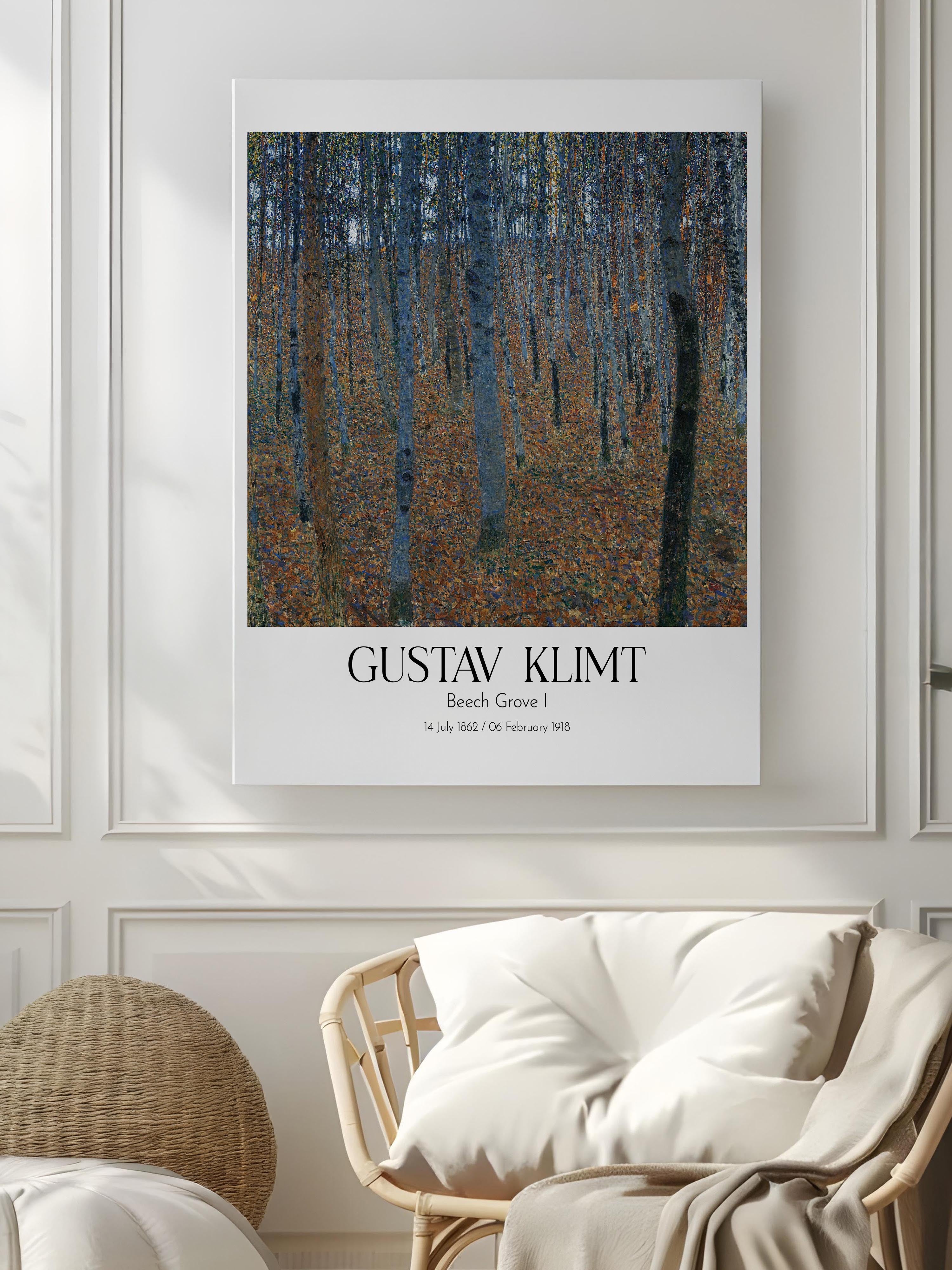 Gustav Klimt - Beech Grove I, Kanvas Tablo, Sanat Serisi NO:111988