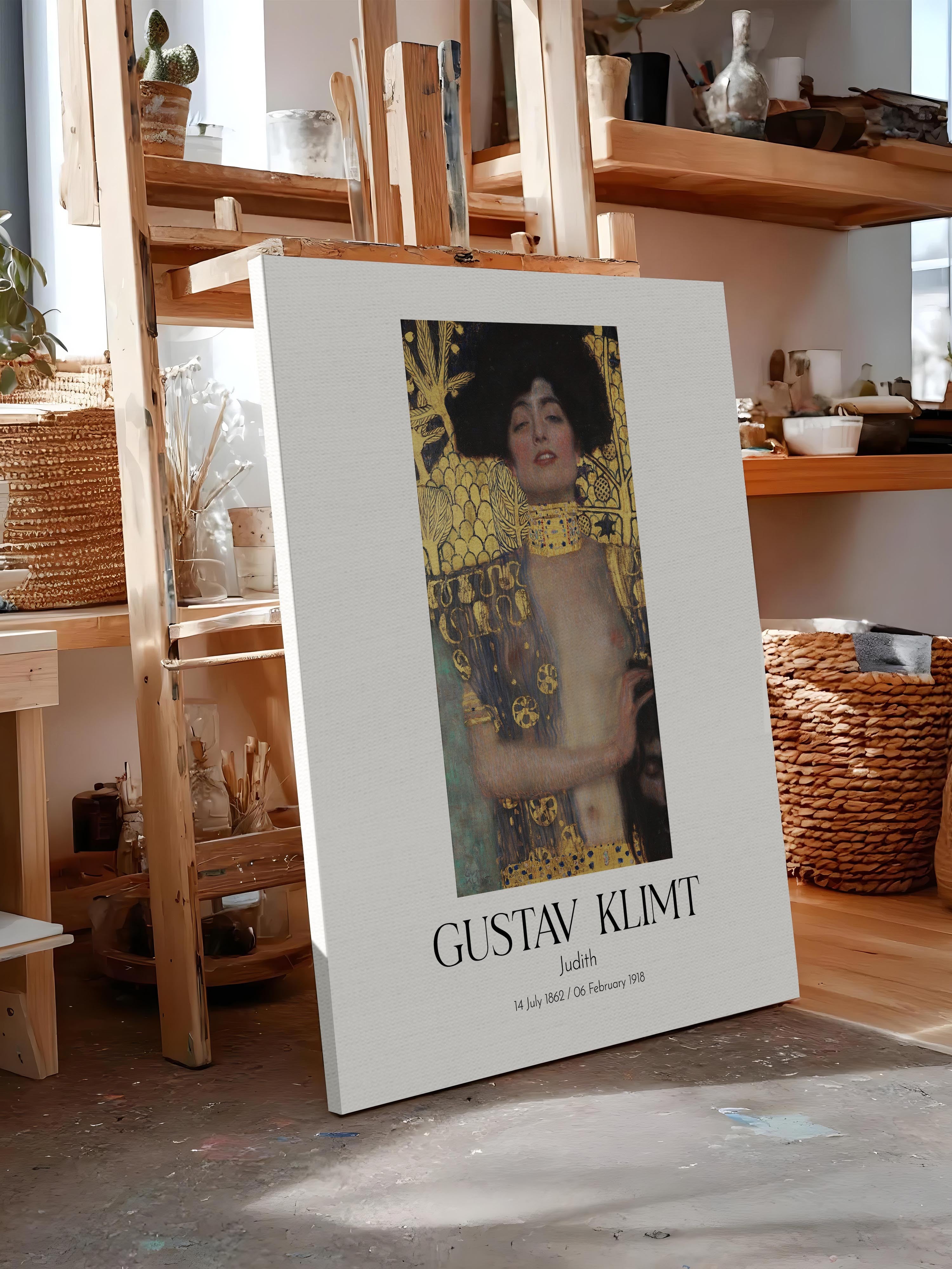 Gustav Klimt - Judith, Kanvas Tablo, Sanat Serisi NO:111976