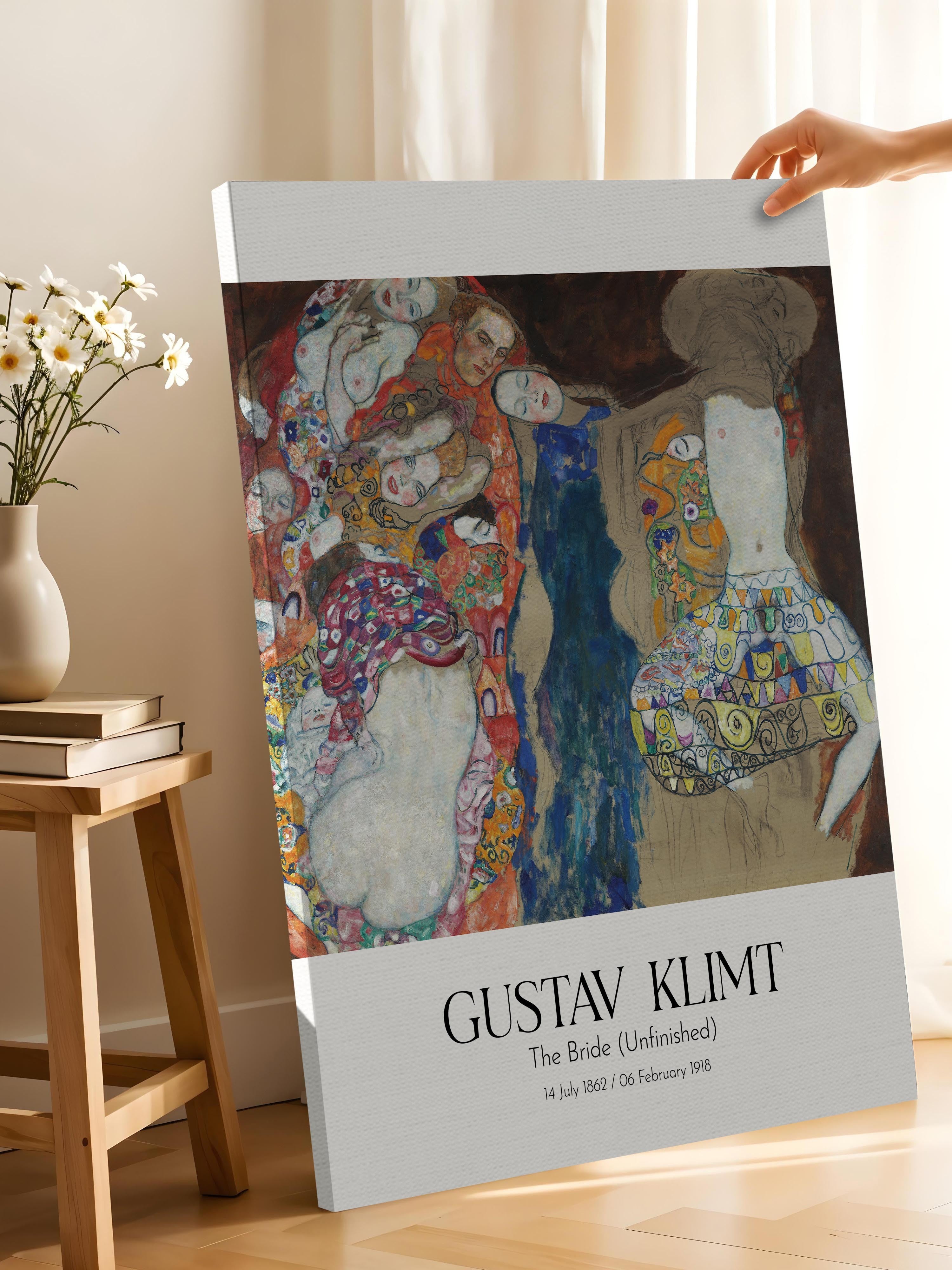 Gustav Klimt - The Bride (Unfinished), Kanvas Tablo, Sanat Serisi NO:111984