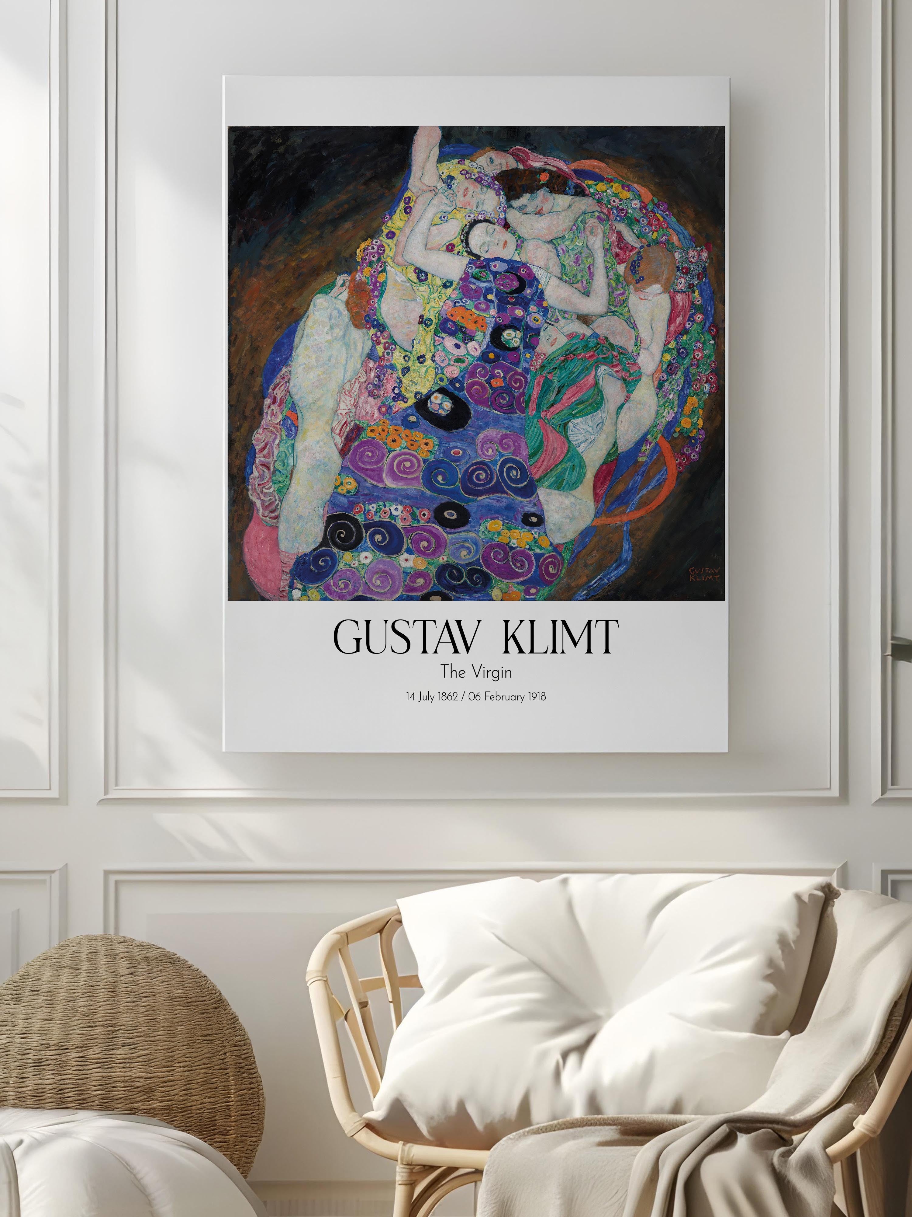 Gustav Klimt - The Virgin, Kanvas Tablo, Sanat Serisi NO:111985