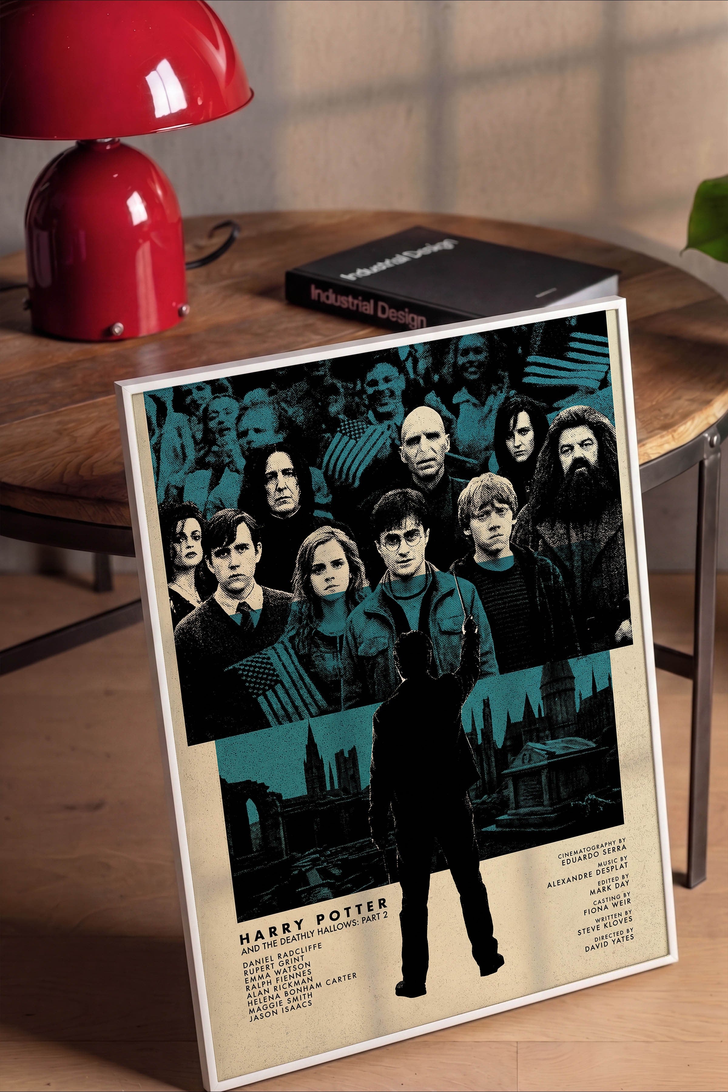 Harry Potter Beyaz Çerçeveli Poster, Sinema ve Dizi Tablo, Film Dizi Afişleri NO:112807