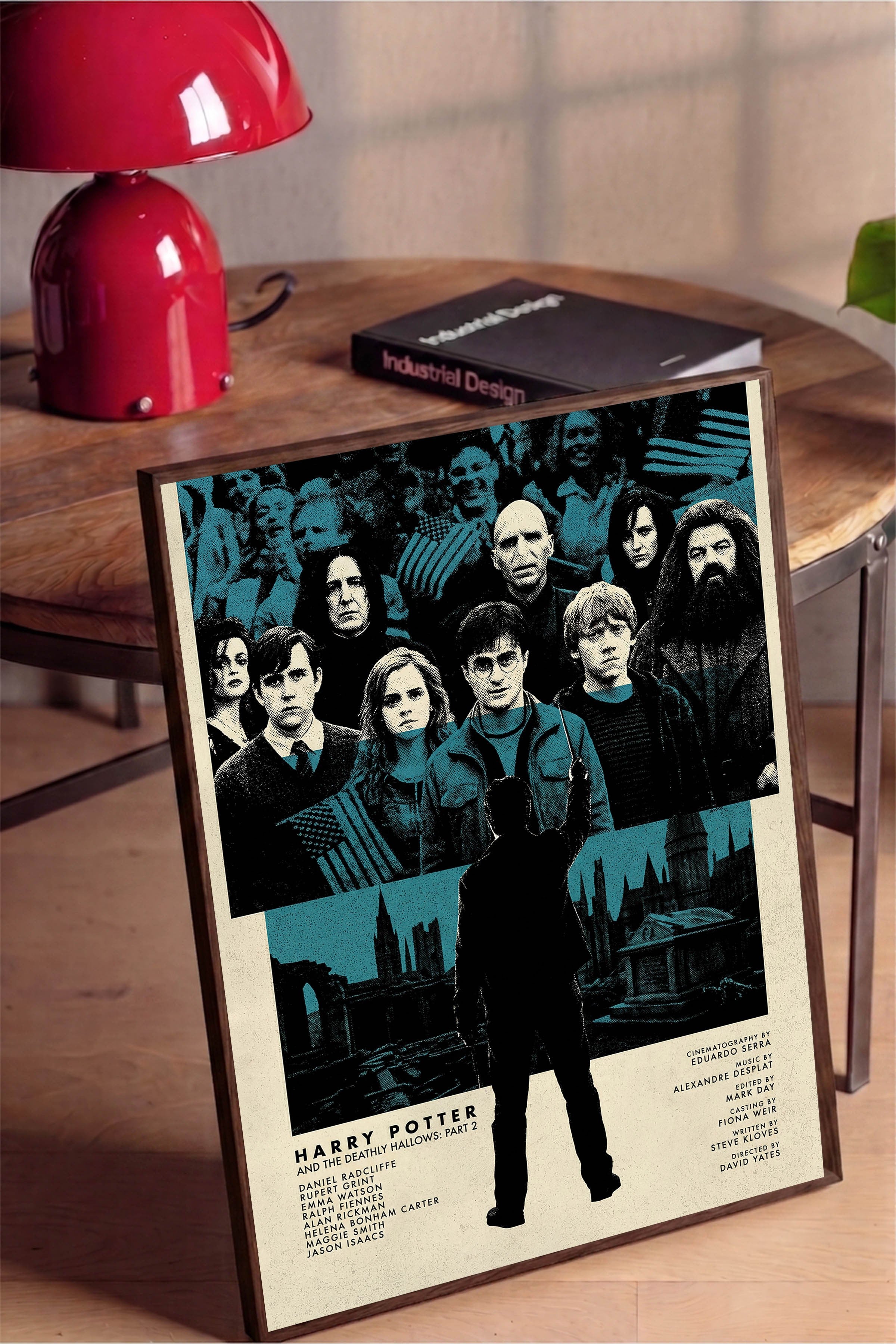 Harry Potter Kahverengi Çerçeveli Poster, Sinema ve Dizi Tablo, Film Dizi Afişleri NO:112807