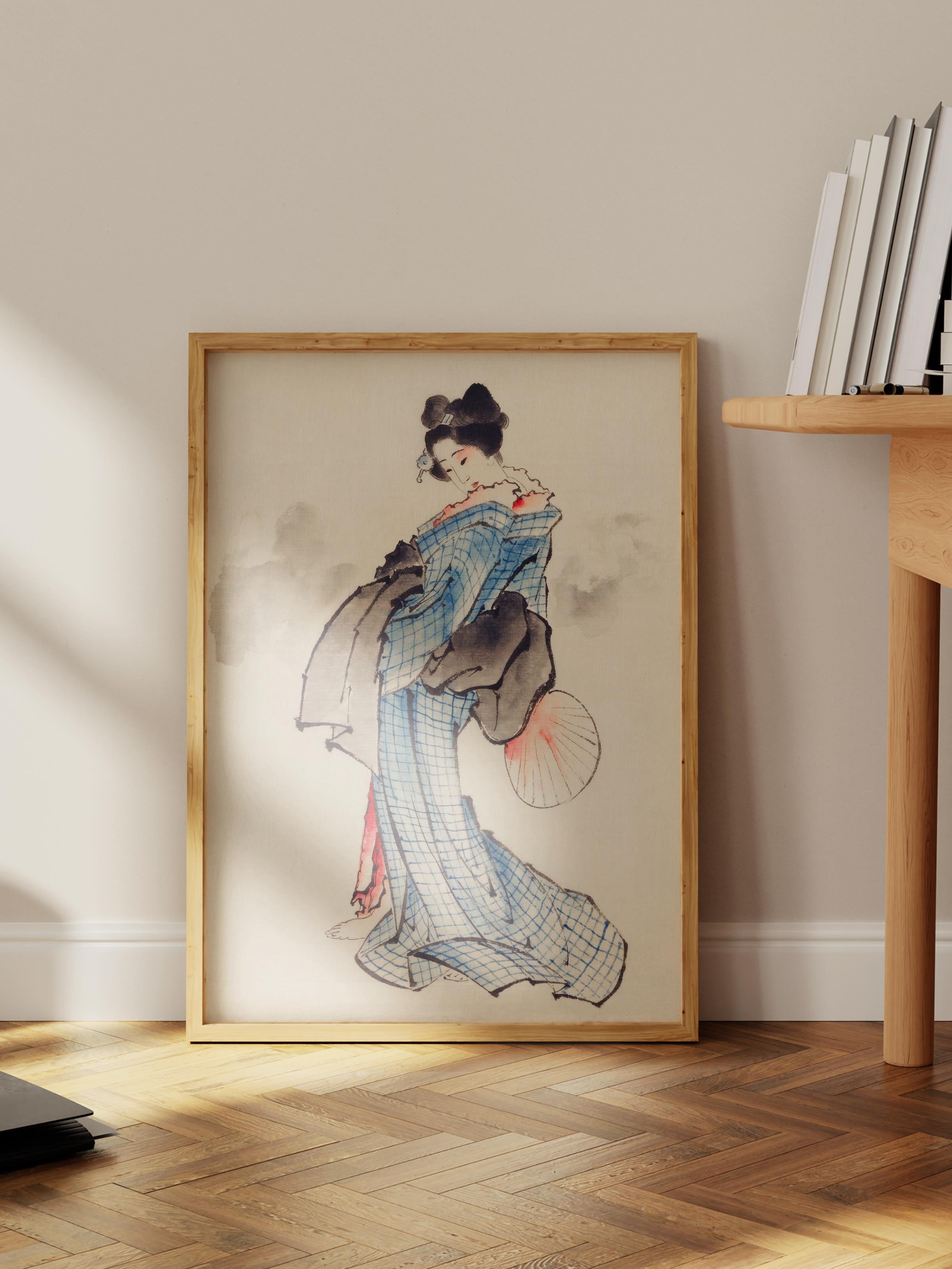 Hokusai Katsushika Poster No:1 Modern Sanat Poster - Sanat Dekor Serisi - Duvar Tablosu, HD Baskı