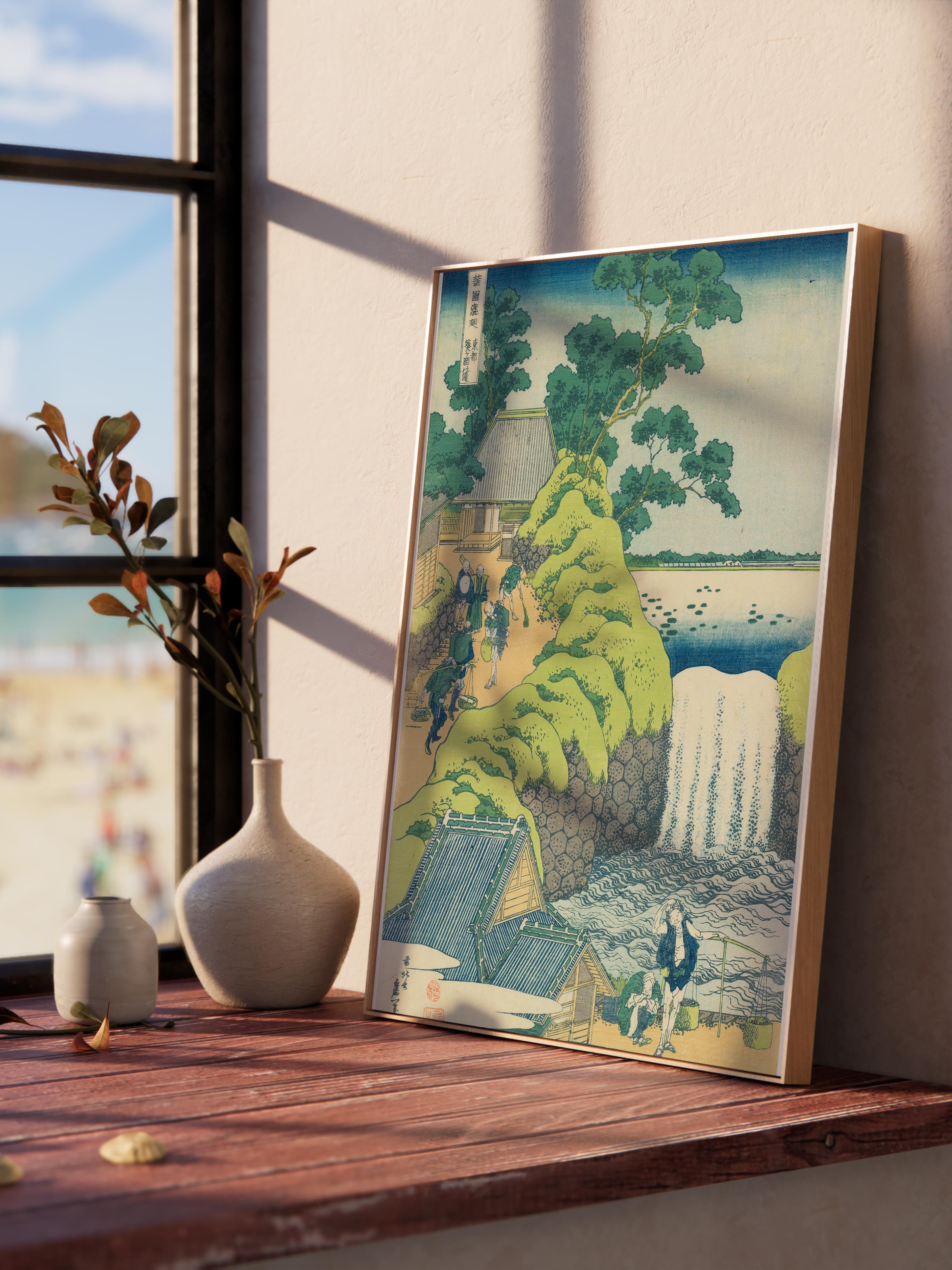 Hokusai Katsushika Poster No:11 Modern Sanat Poster - Sanat Dekor Serisi - Duvar Tablosu, HD Baskı