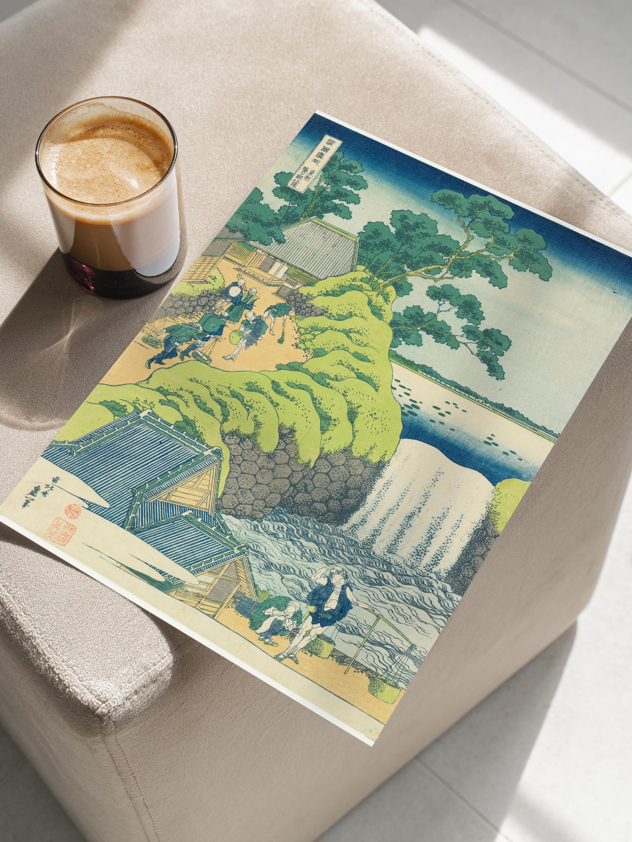 Hokusai Katsushika Poster No:11 Modern Sanat Poster - Sanat Dekor Serisi - Duvar Tablosu, HD Baskı