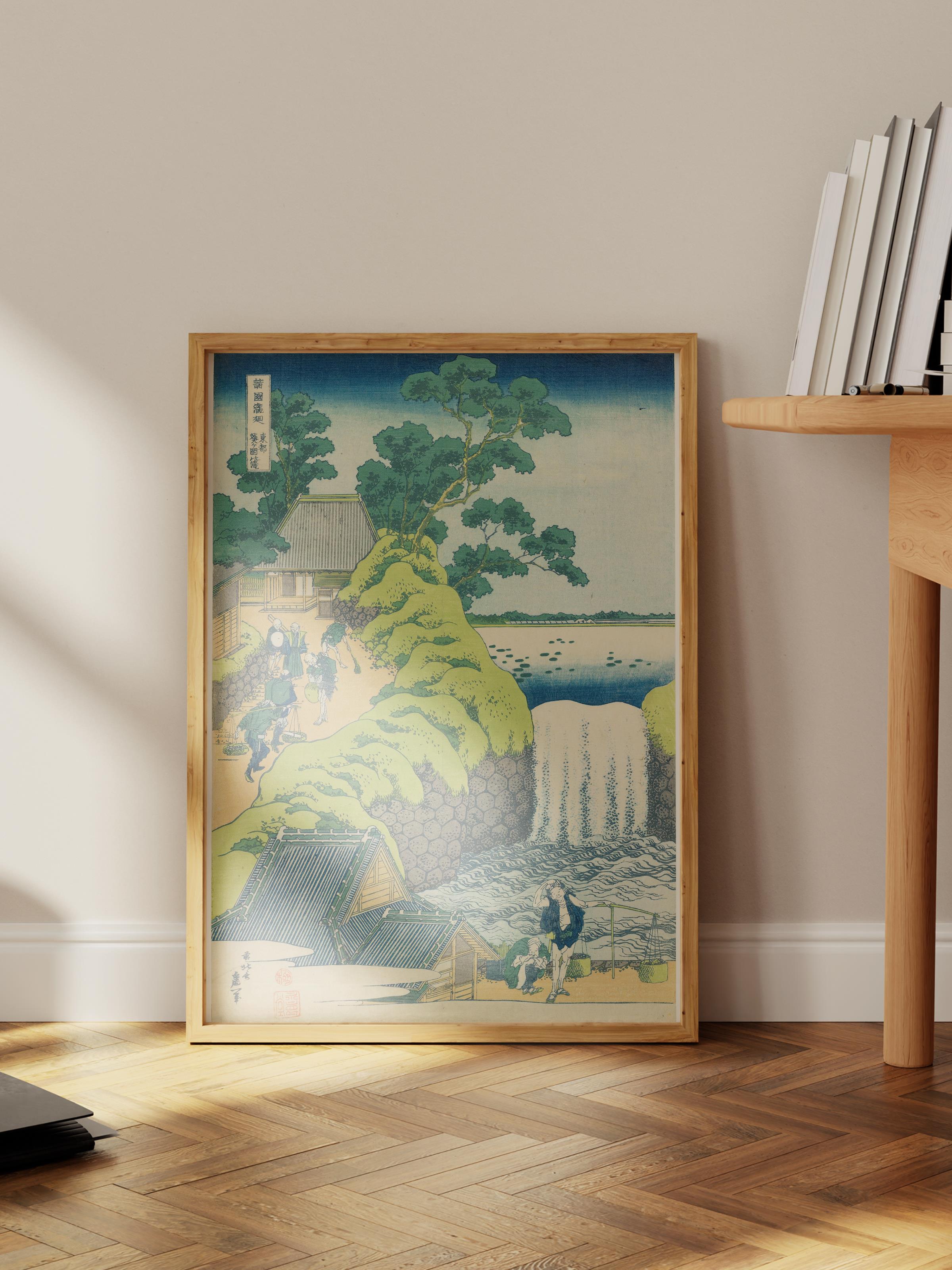 Hokusai Katsushika Poster No:11 Modern Sanat Poster - Sanat Dekor Serisi - Duvar Tablosu, HD Baskı