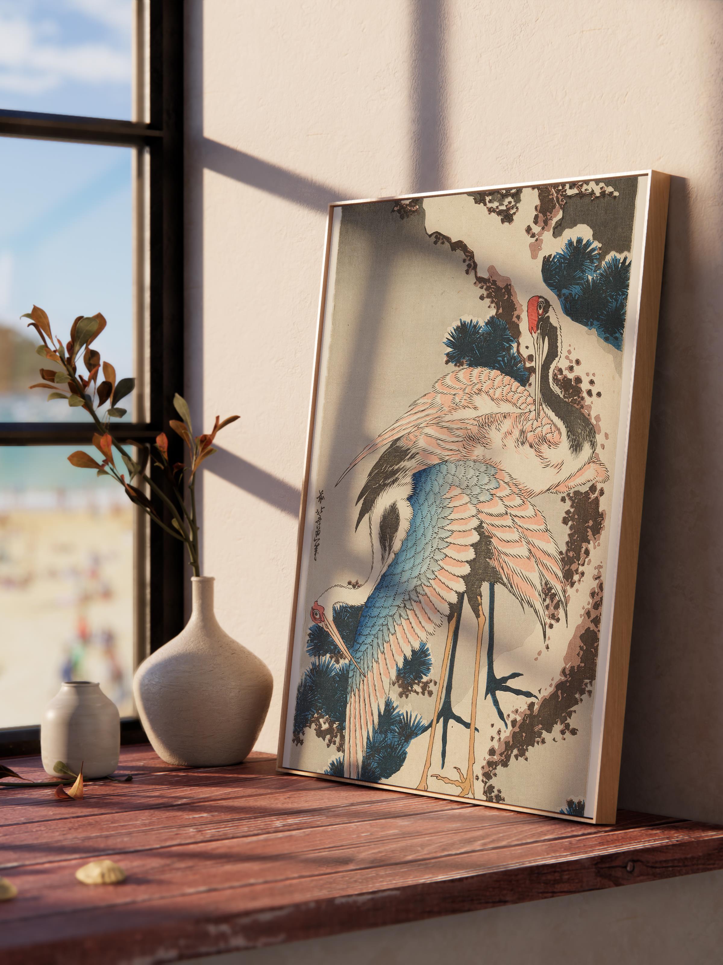Hokusai Katsushika Poster No:13 Modern Sanat Poster - Sanat Dekor Serisi - Duvar Tablosu, HD Baskı