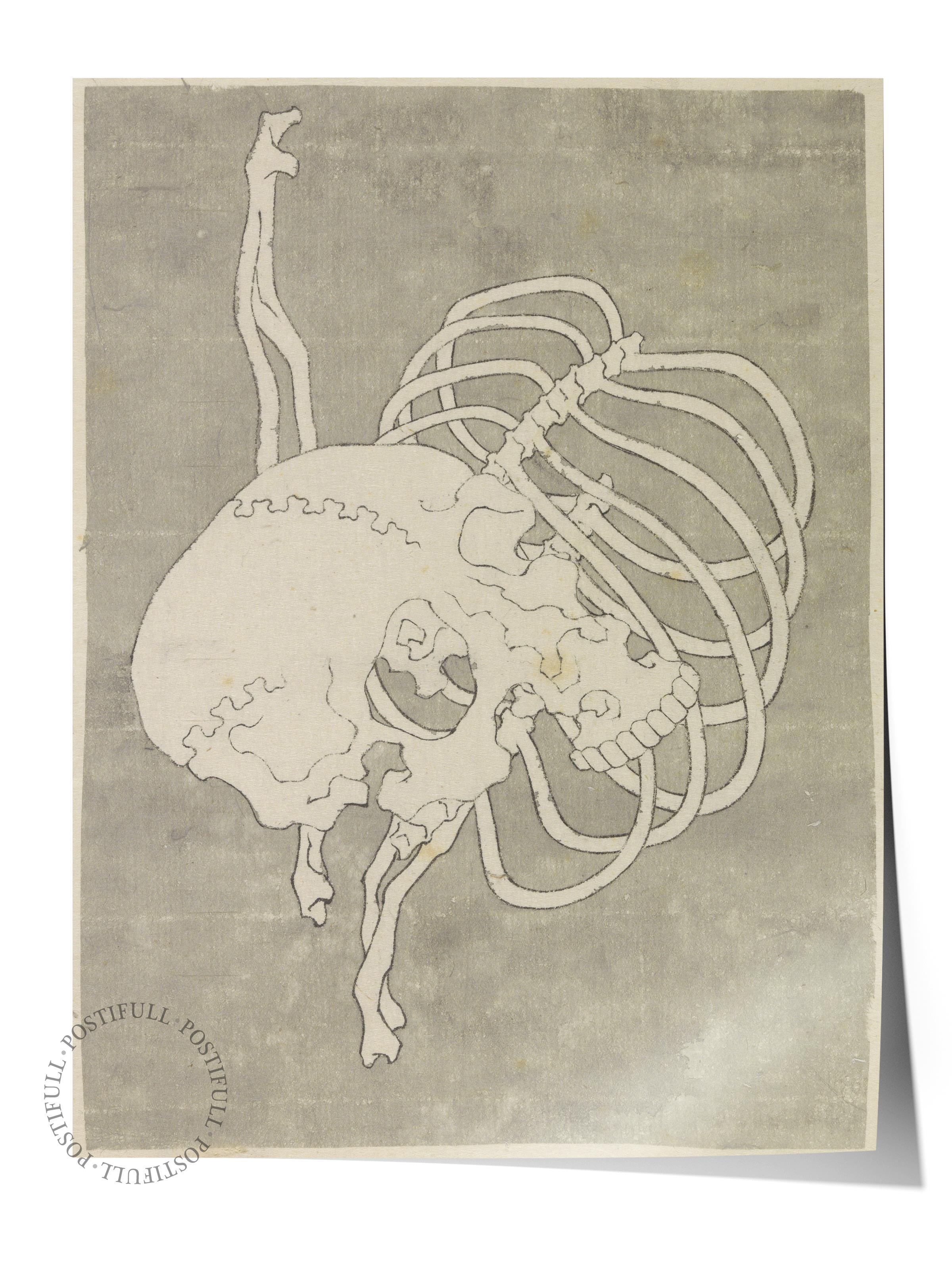 Hokusai Katsushika Poster No:15 Modern Sanat Poster - Sanat Dekor Serisi - Duvar Tablosu, HD Baskı