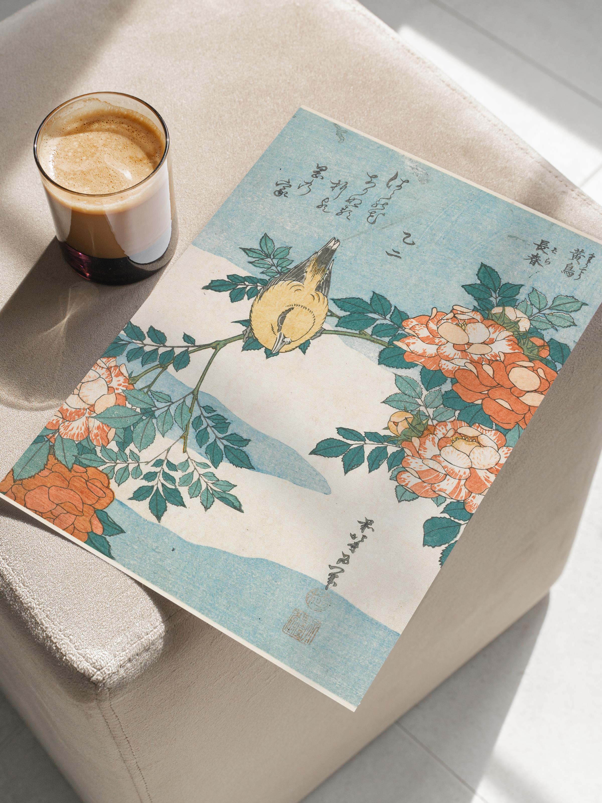 Hokusai Katsushika Poster No:16 Modern Sanat Poster - Sanat Dekor Serisi - Duvar Tablosu, HD Baskı