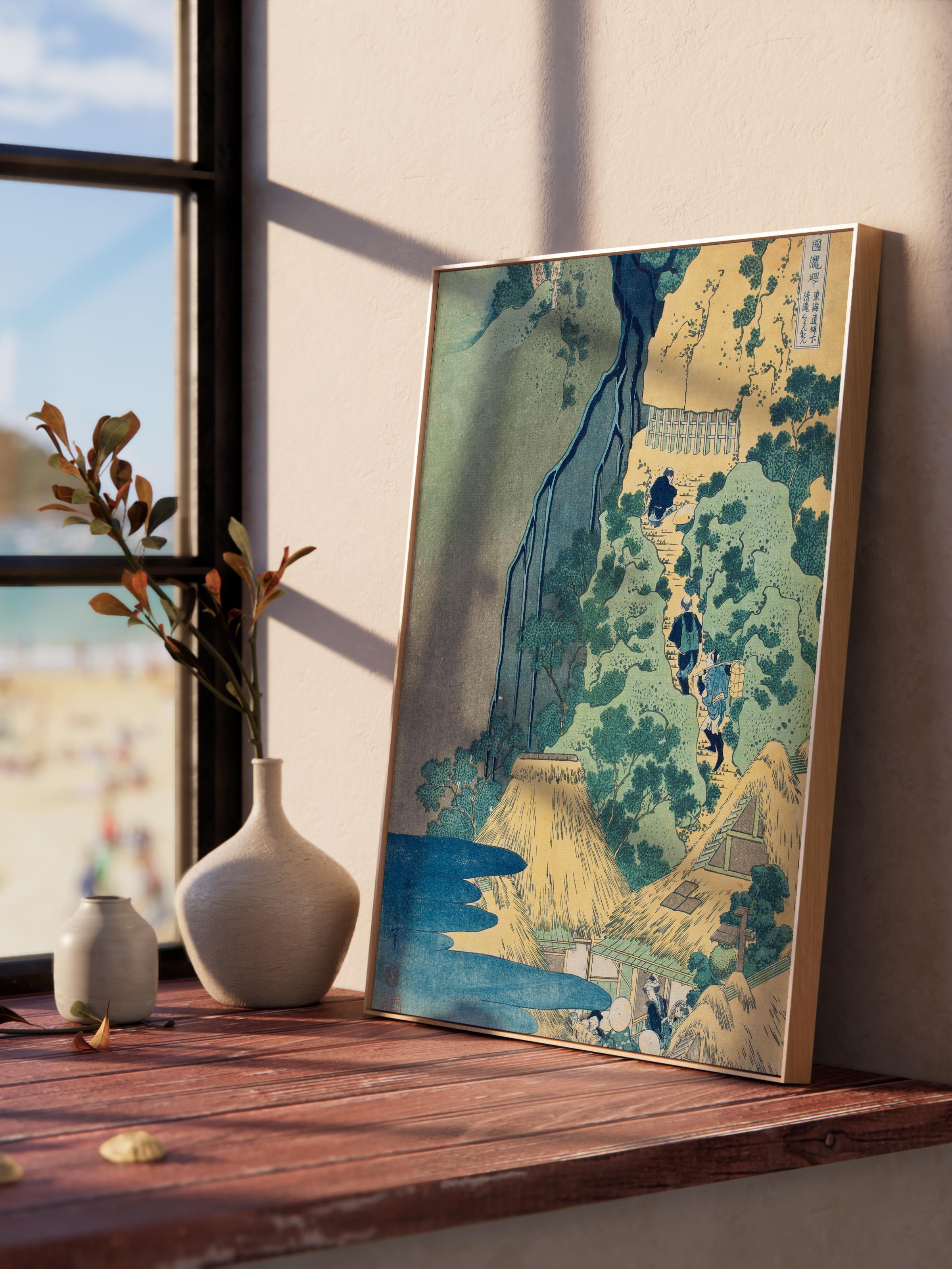 Hokusai Katsushika Poster No:19 Modern Sanat Poster - Sanat Dekor Serisi - Duvar Tablosu, HD Baskı