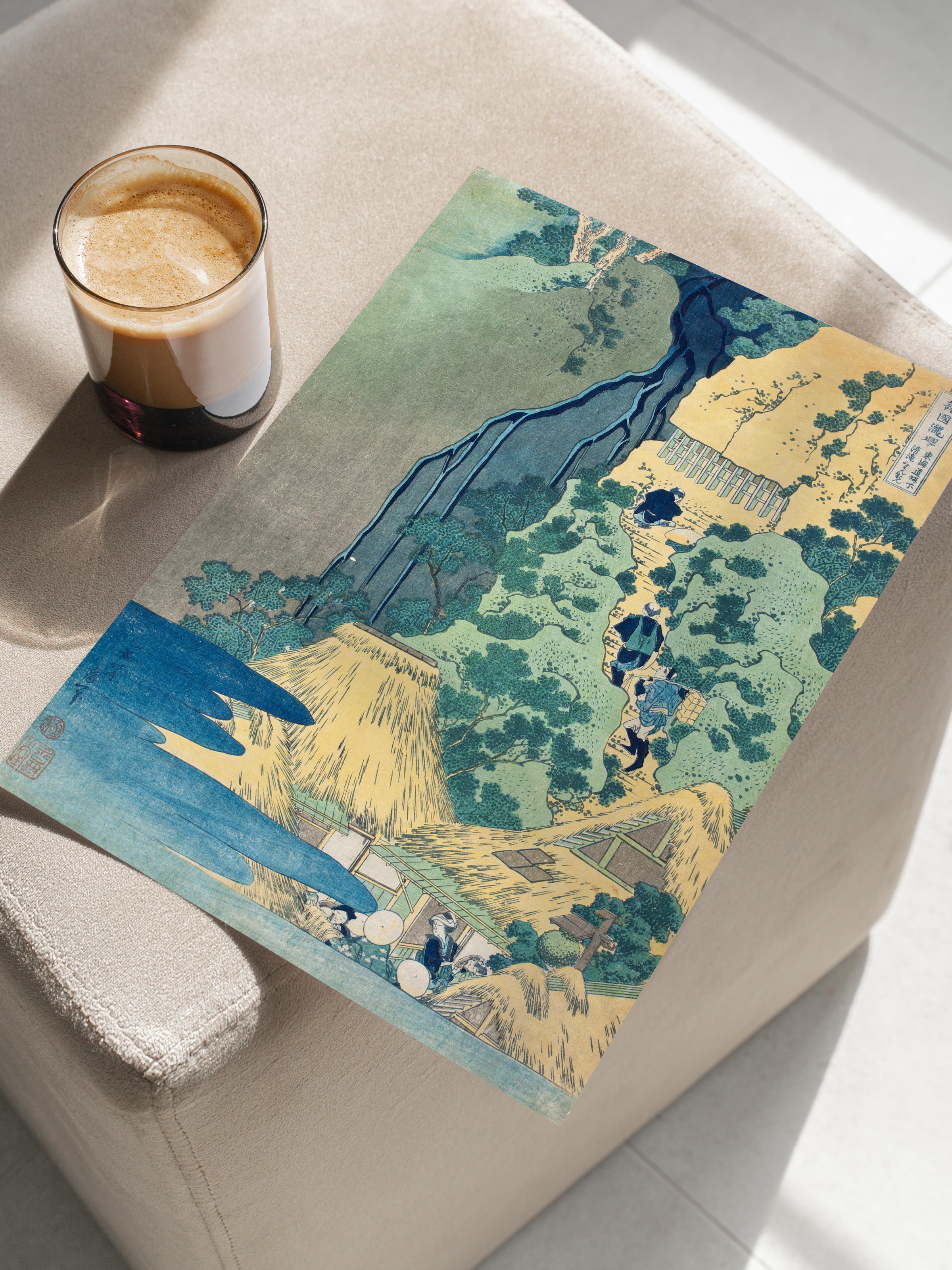 Hokusai Katsushika Poster No:19 Modern Sanat Poster - Sanat Dekor Serisi - Duvar Tablosu, HD Baskı