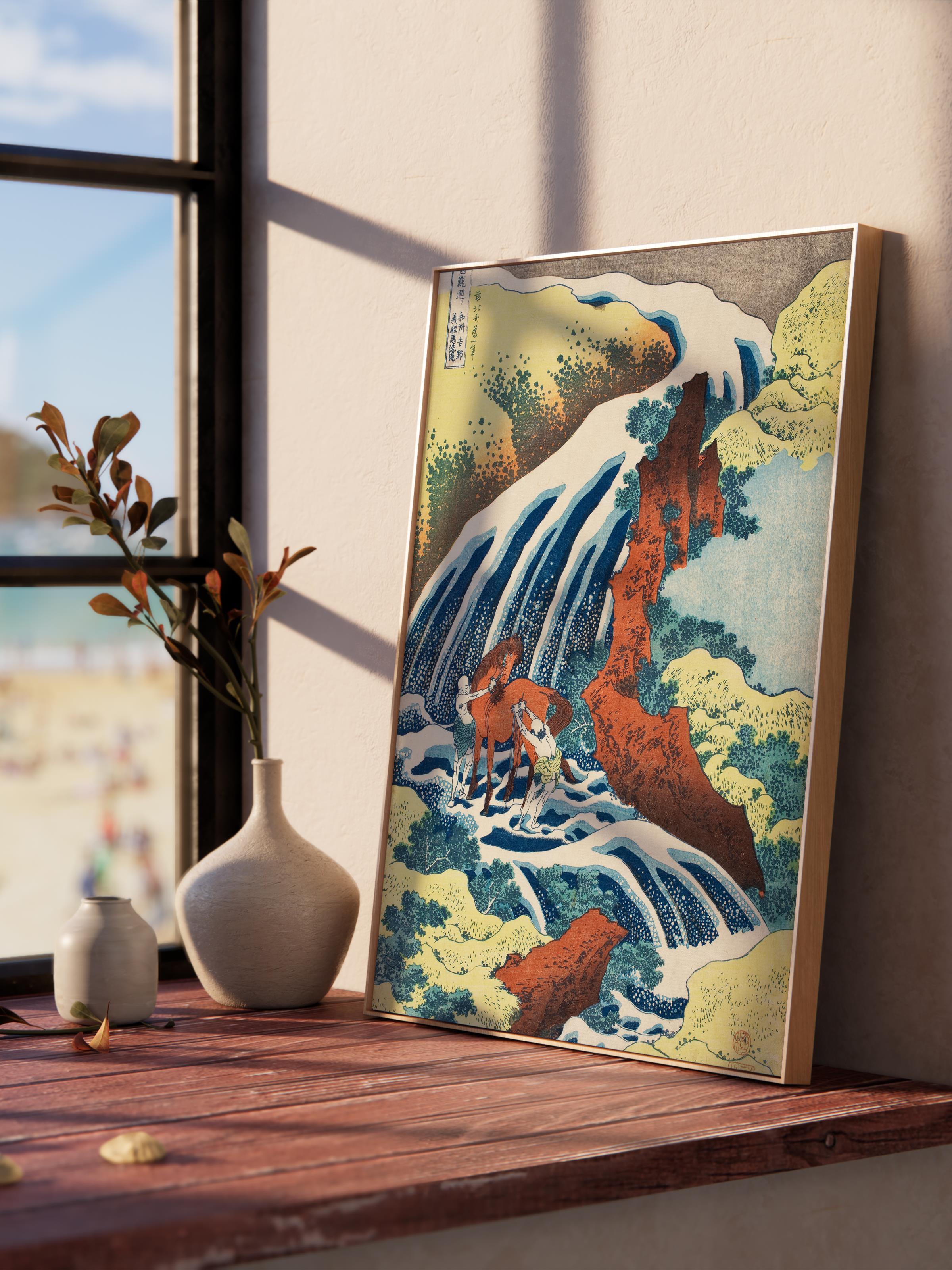 Hokusai Katsushika Poster No:20 Modern Sanat Poster - Sanat Dekor Serisi - Duvar Tablosu, HD Baskı