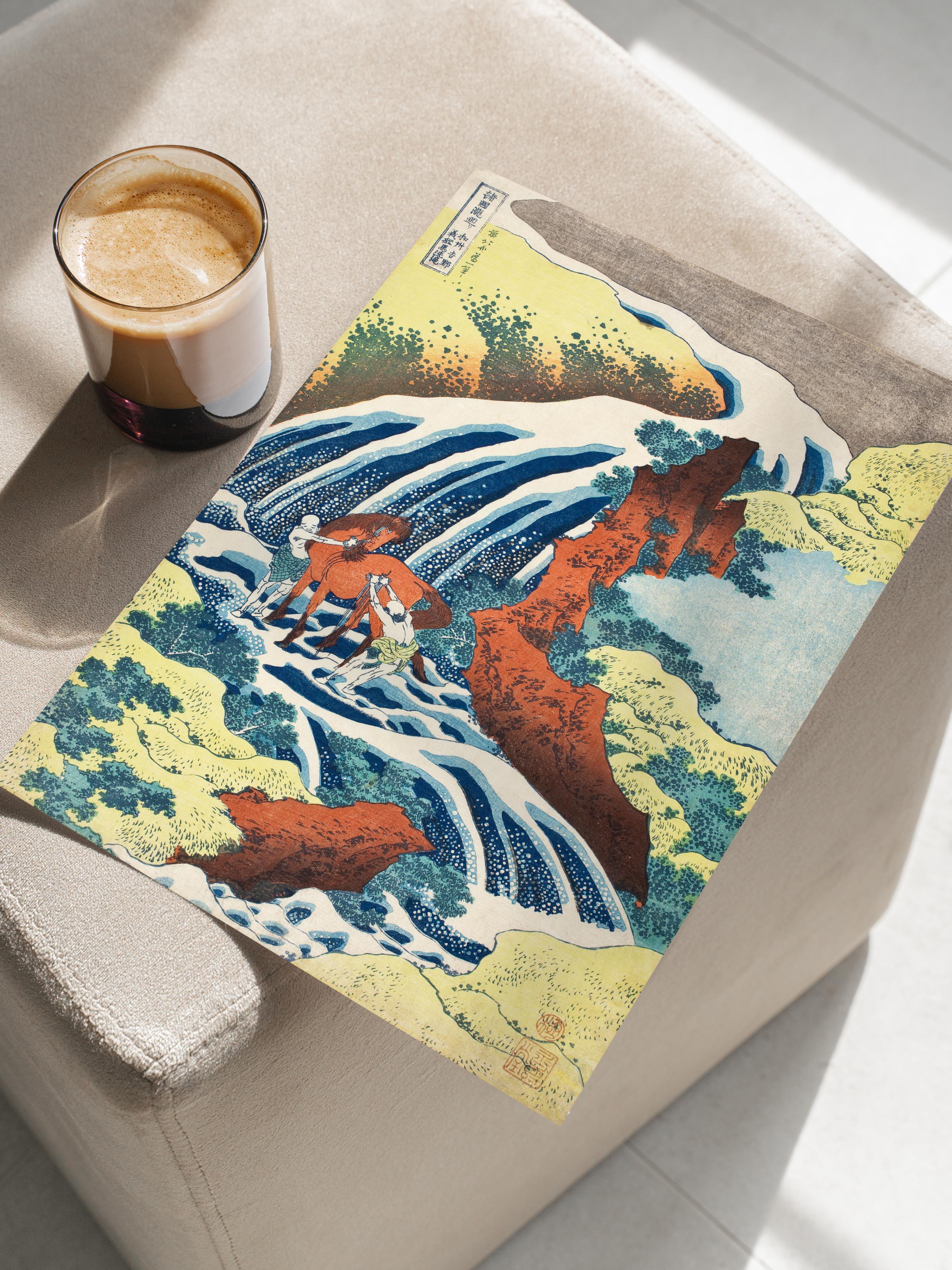 Hokusai Katsushika Poster No:20 Modern Sanat Poster - Sanat Dekor Serisi - Duvar Tablosu, HD Baskı