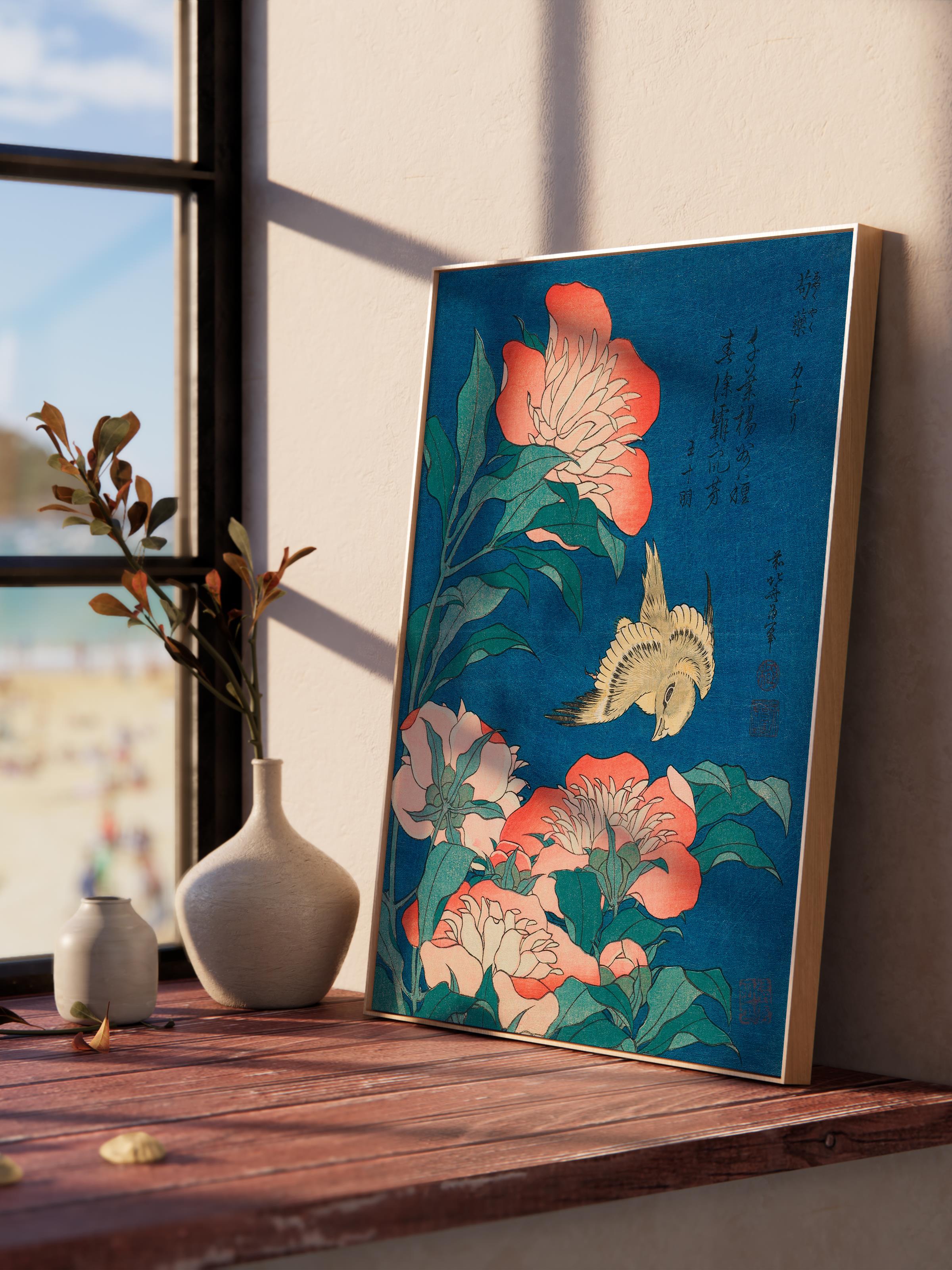 Hokusai Katsushika Poster No:35 Modern Sanat Poster - Sanat Dekor Serisi - Duvar Tablosu, HD Baskı