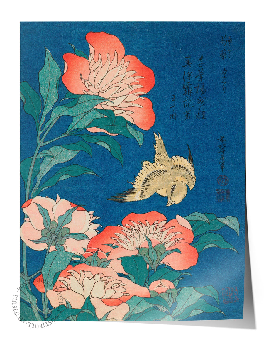 Hokusai Katsushika Poster No:35 Modern Sanat Poster - Sanat Dekor Serisi - Duvar Tablosu, HD Baskı