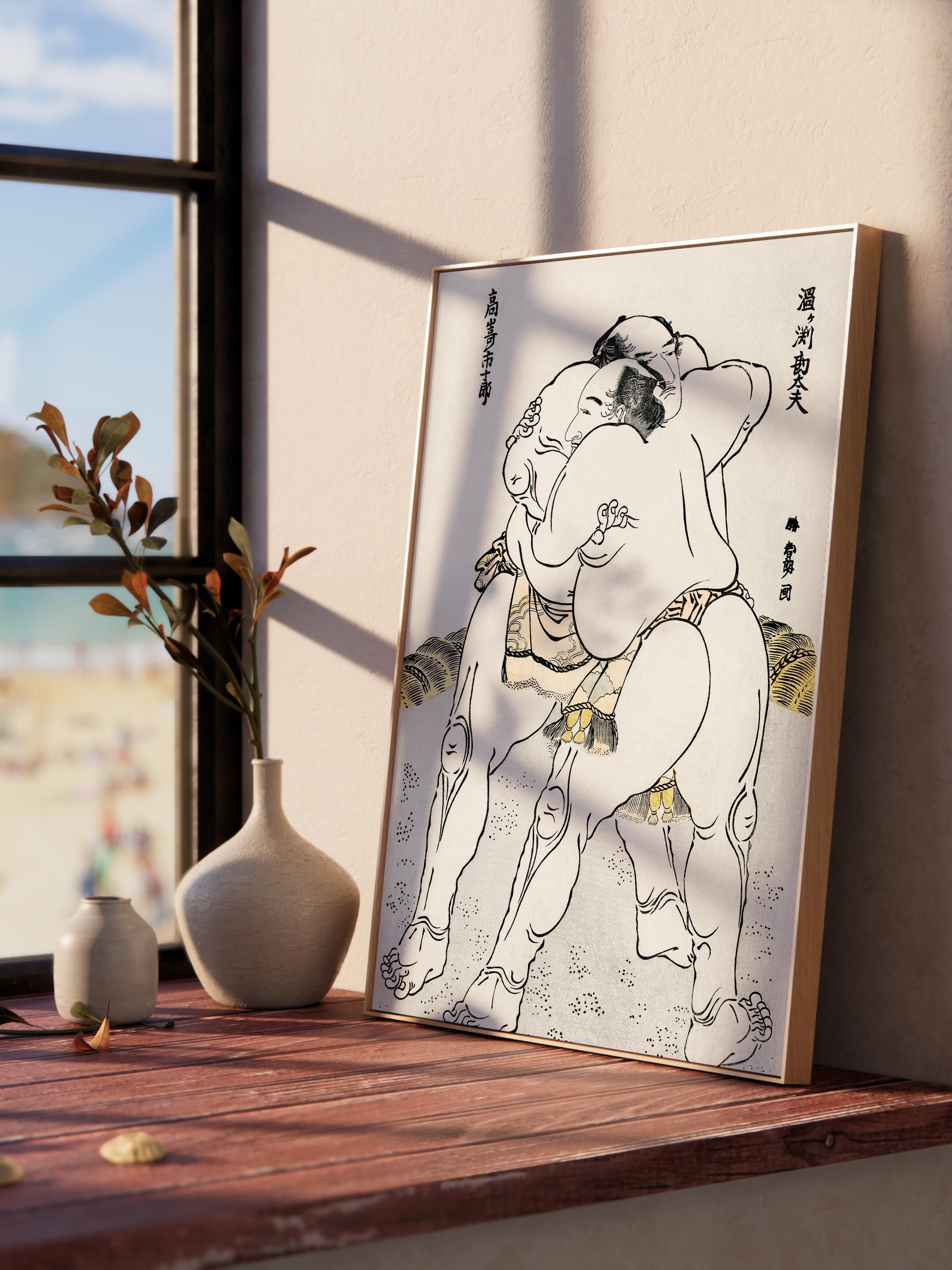 Hokusai Katsushika Poster No:36 Modern Sanat Poster - Sanat Dekor Serisi - Duvar Tablosu, HD Baskı
