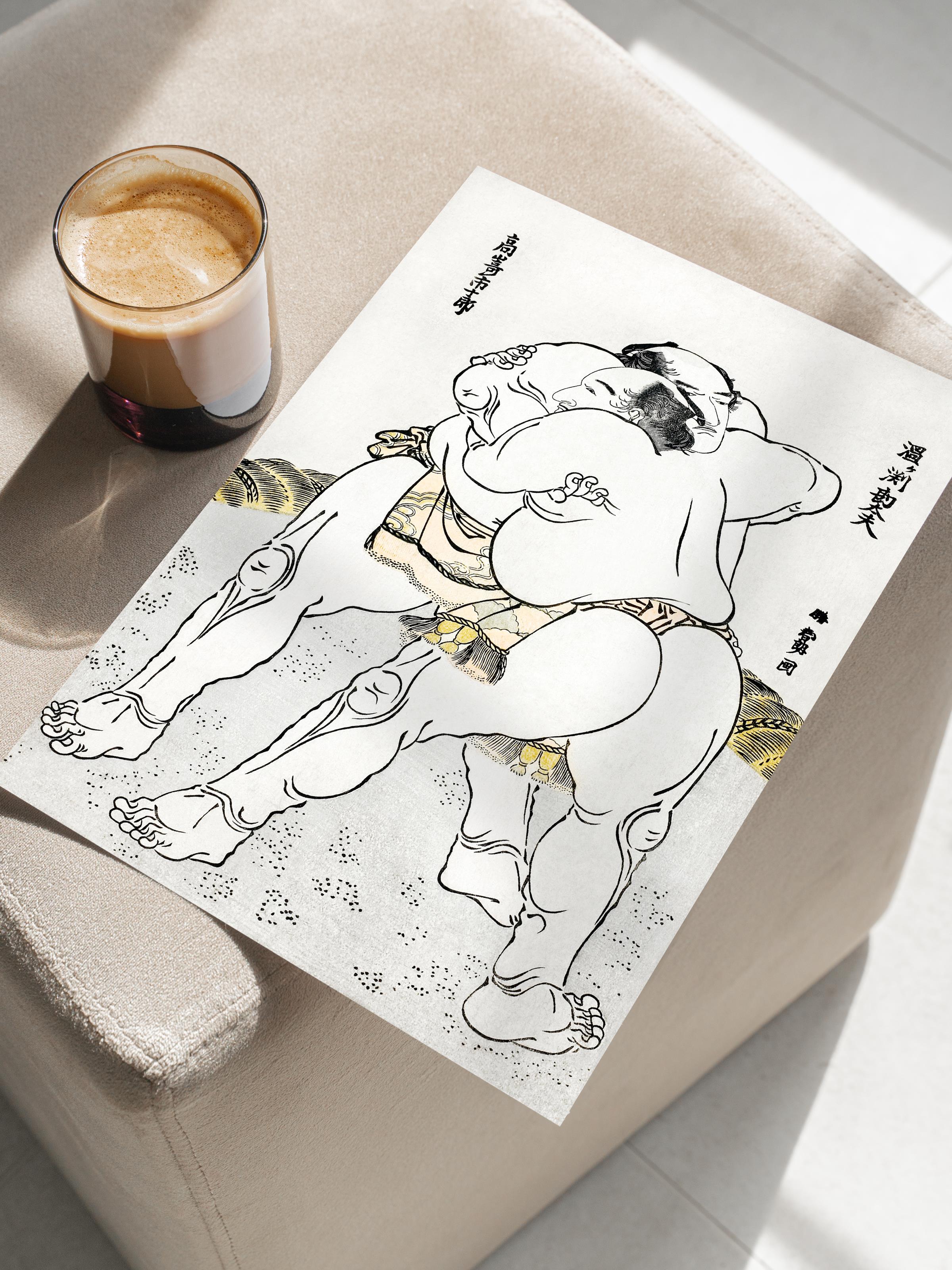 Hokusai Katsushika Poster No:36 Modern Sanat Poster - Sanat Dekor Serisi - Duvar Tablosu, HD Baskı
