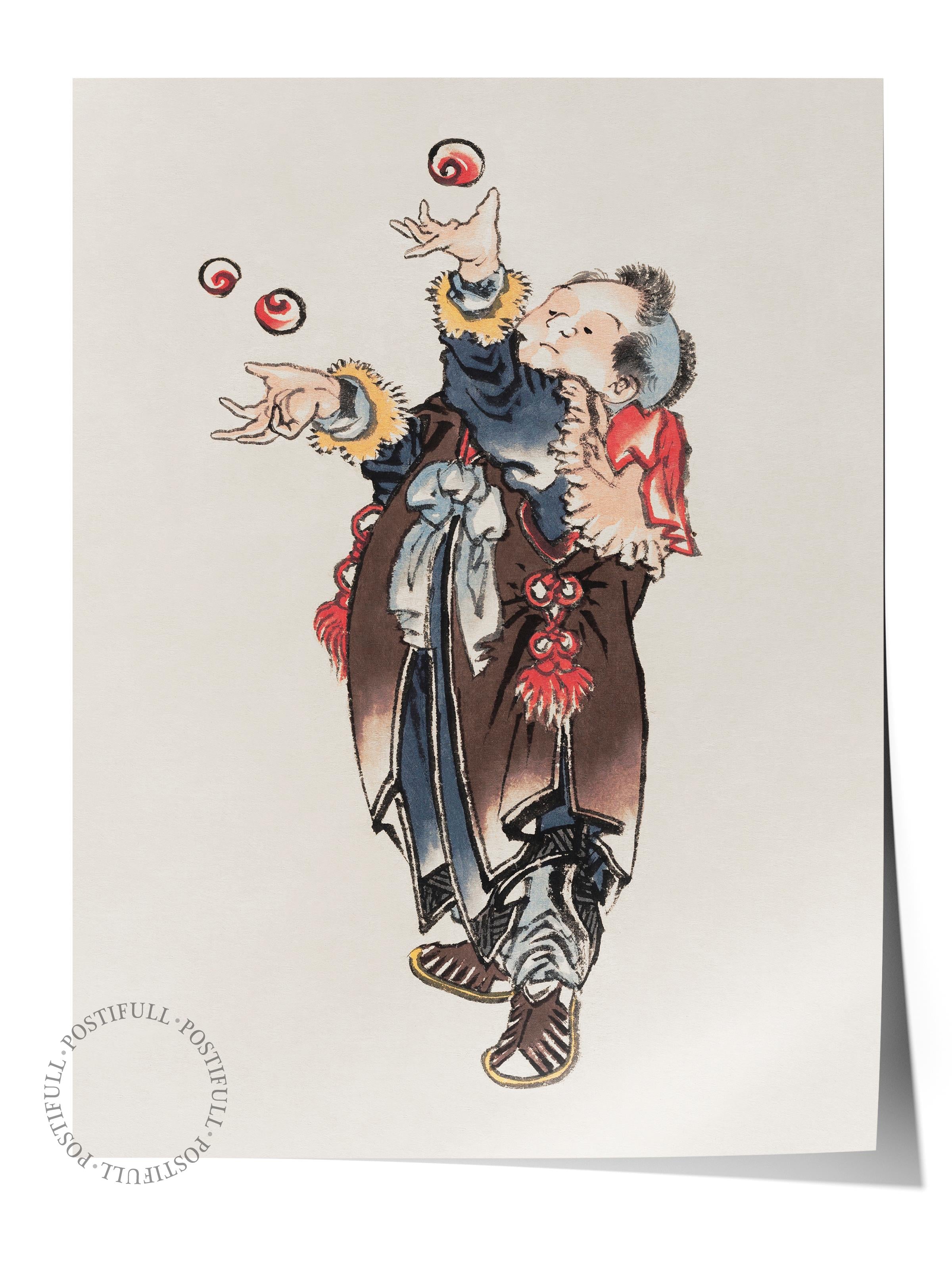 Hokusai Katsushika Poster No:38 Modern Sanat Poster - Sanat Dekor Serisi - Duvar Tablosu, HD Baskı