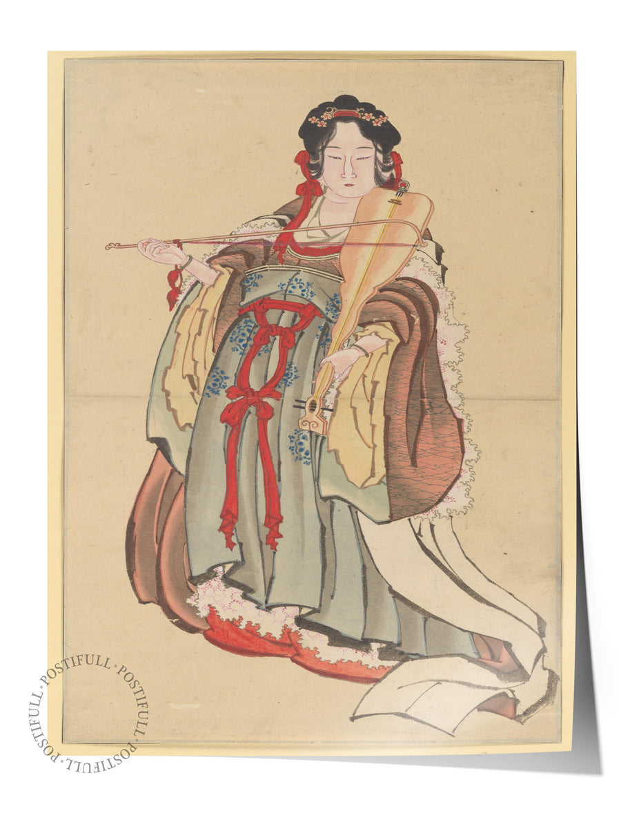 Hokusai Katsushika Poster No:39 Modern Sanat Poster - Sanat Dekor Serisi - Duvar Tablosu, HD Baskı