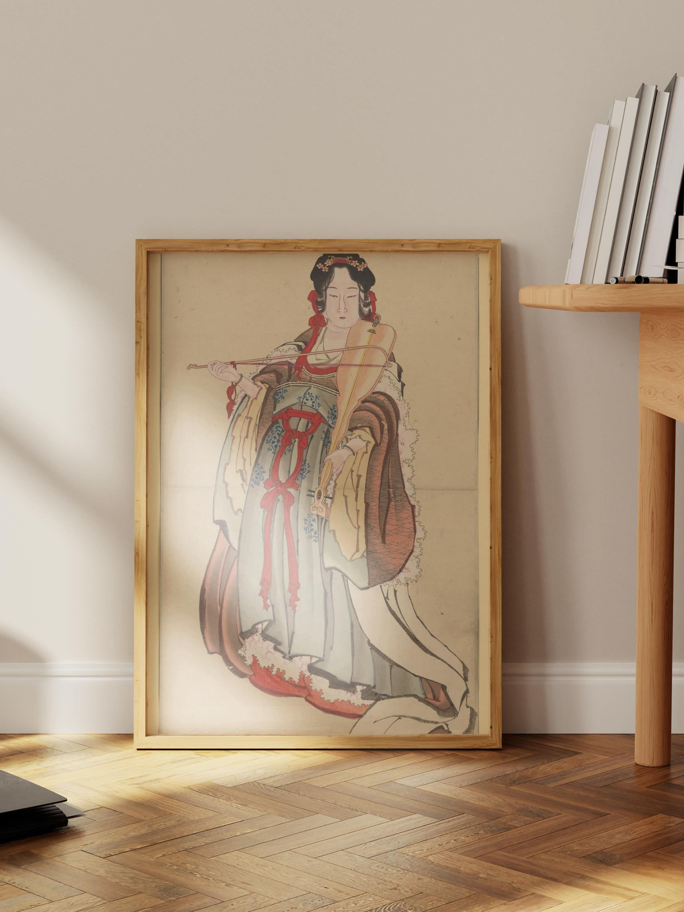 Hokusai Katsushika Poster No:39 Modern Sanat Poster - Sanat Dekor Serisi - Duvar Tablosu, HD Baskı