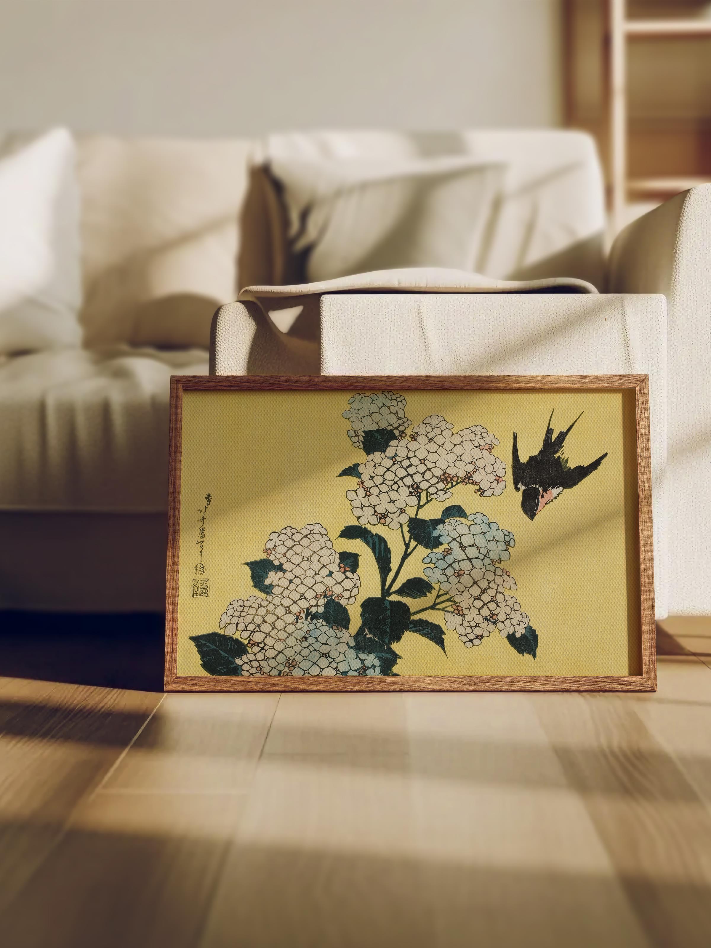 Hokusai Katsushika Poster No:45 Modern Sanat Poster - Sanat Dekor Serisi - Duvar Tablosu, HD Baskı