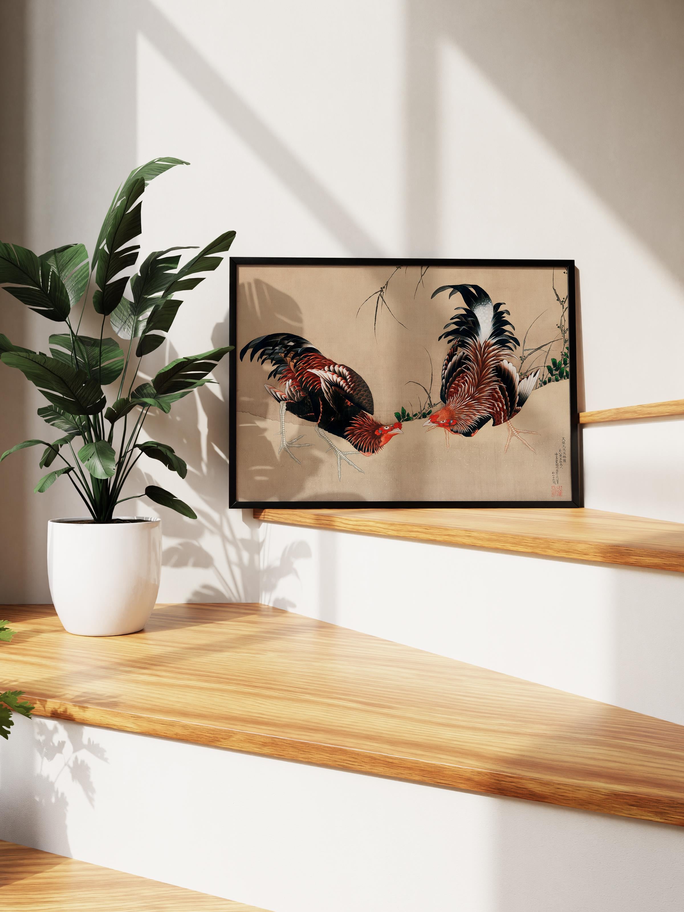 Hokusai Katsushika Poster No:46 Modern Sanat Poster - Sanat Dekor Serisi - Duvar Tablosu, HD Baskı