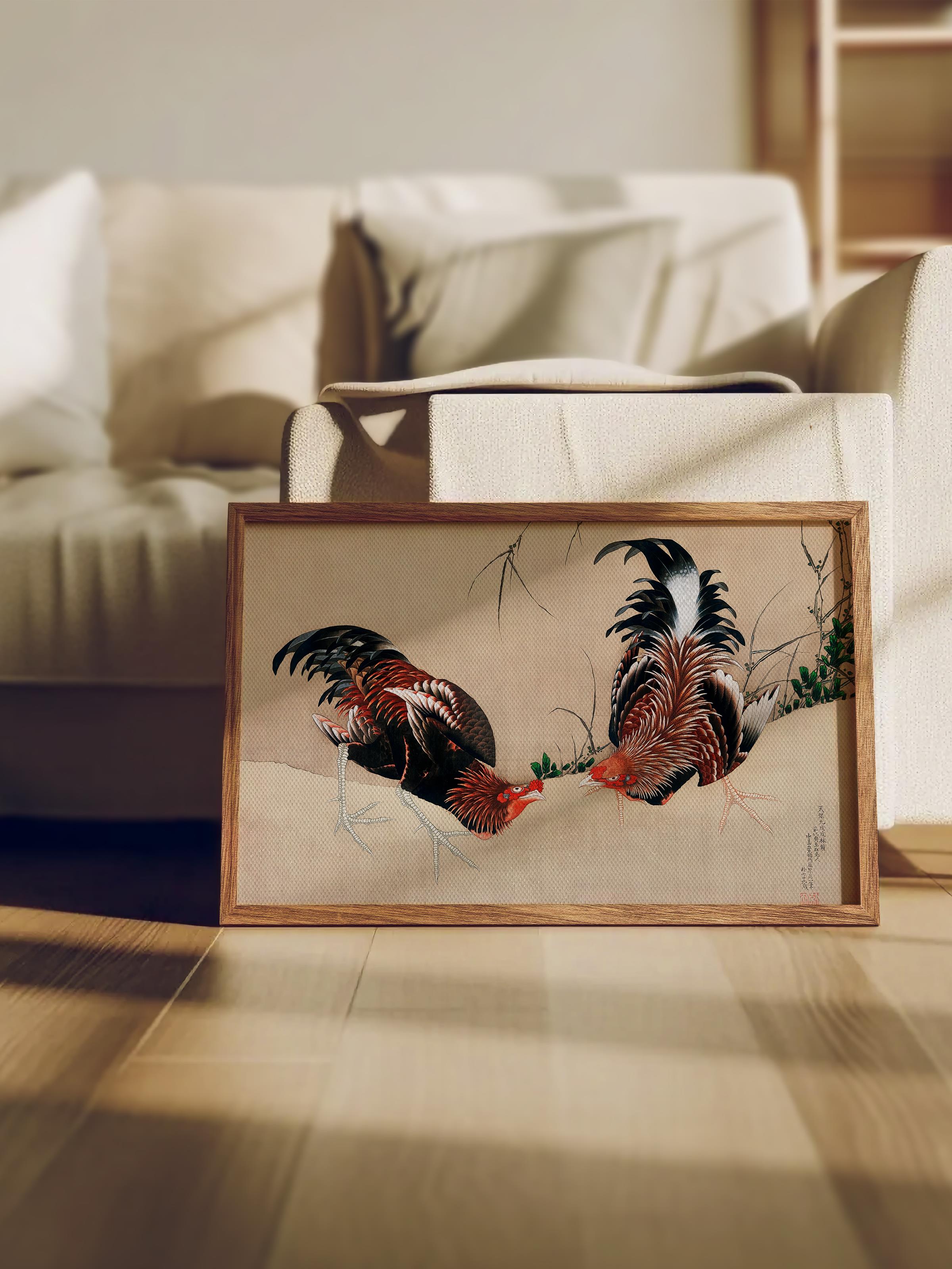 Hokusai Katsushika Poster No:46 Modern Sanat Poster - Sanat Dekor Serisi - Duvar Tablosu, HD Baskı