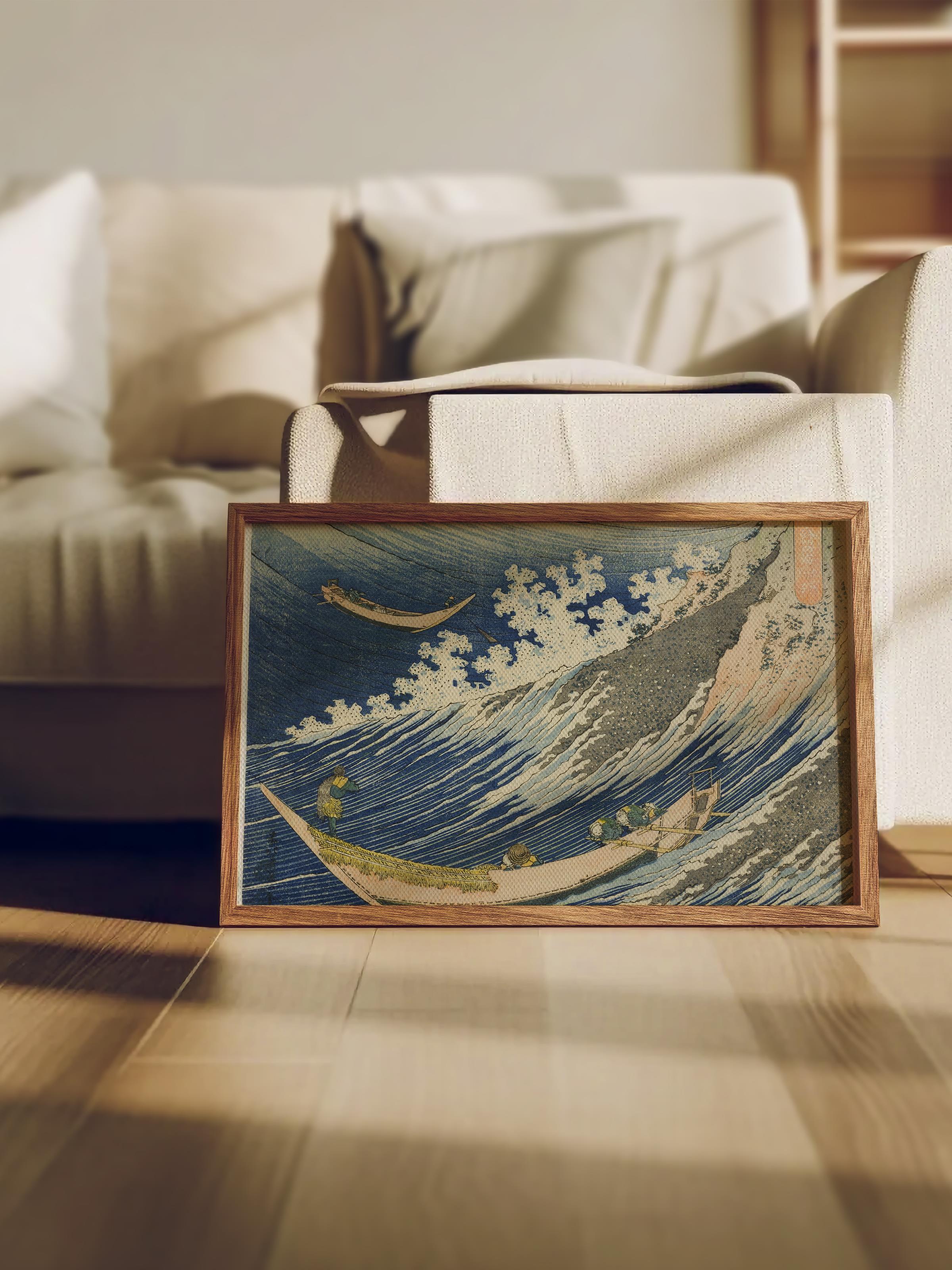 Hokusai Katsushika Poster No:47 Modern Sanat Poster - Sanat Dekor Serisi - Duvar Tablosu, HD Baskı