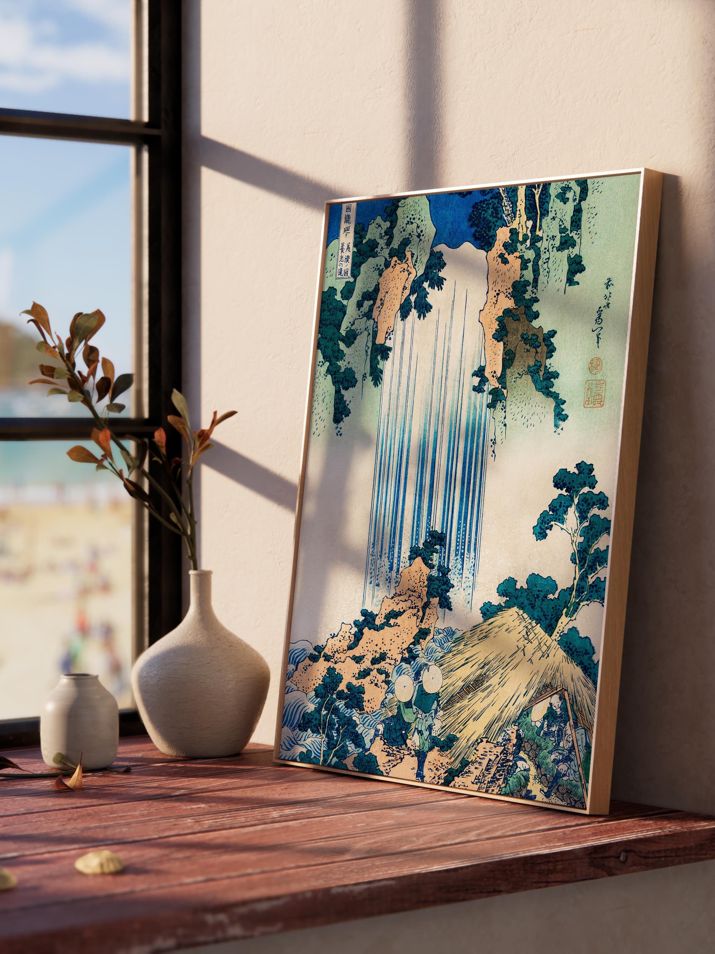Hokusai Katsushika Poster No:5 Modern Sanat Poster - Sanat Dekor Serisi - Duvar Tablosu, HD Baskı