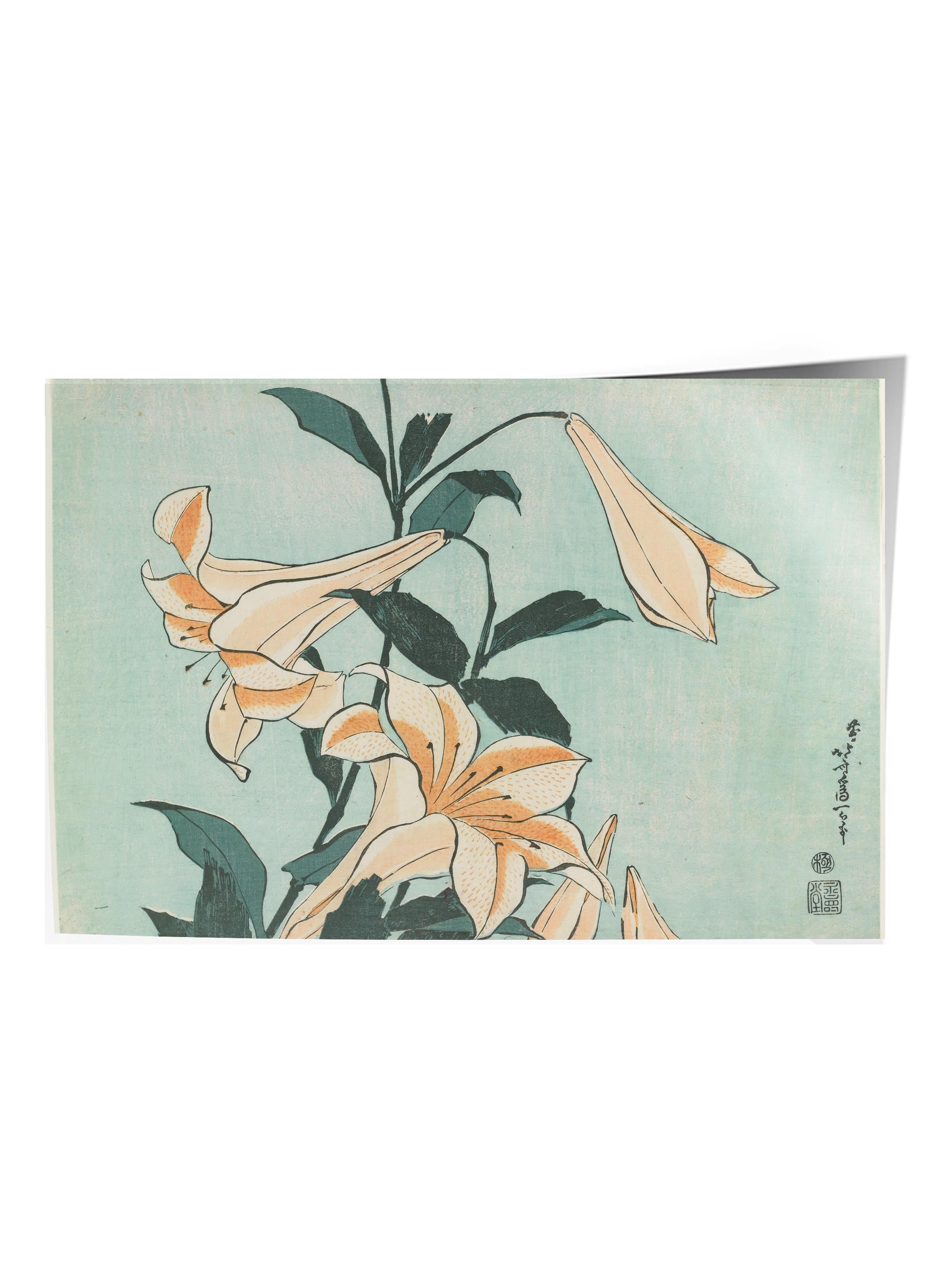 Hokusai Katsushika Poster No:50 Modern Sanat Poster - Sanat Dekor Serisi - Duvar Tablosu, HD Baskı