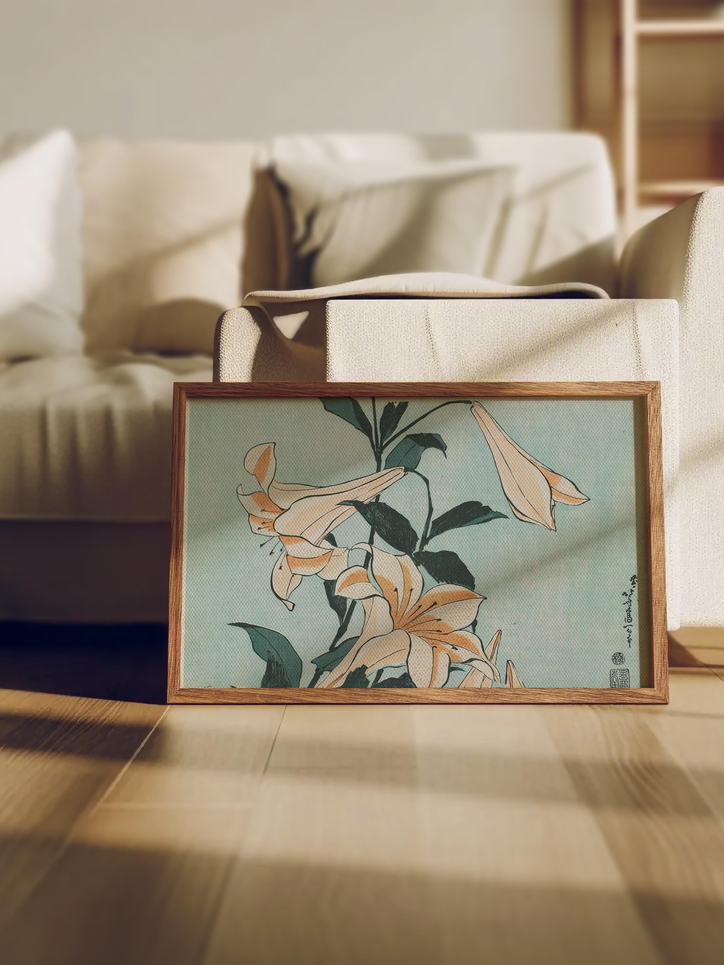 Hokusai Katsushika Poster No:50 Modern Sanat Poster - Sanat Dekor Serisi - Duvar Tablosu, HD Baskı