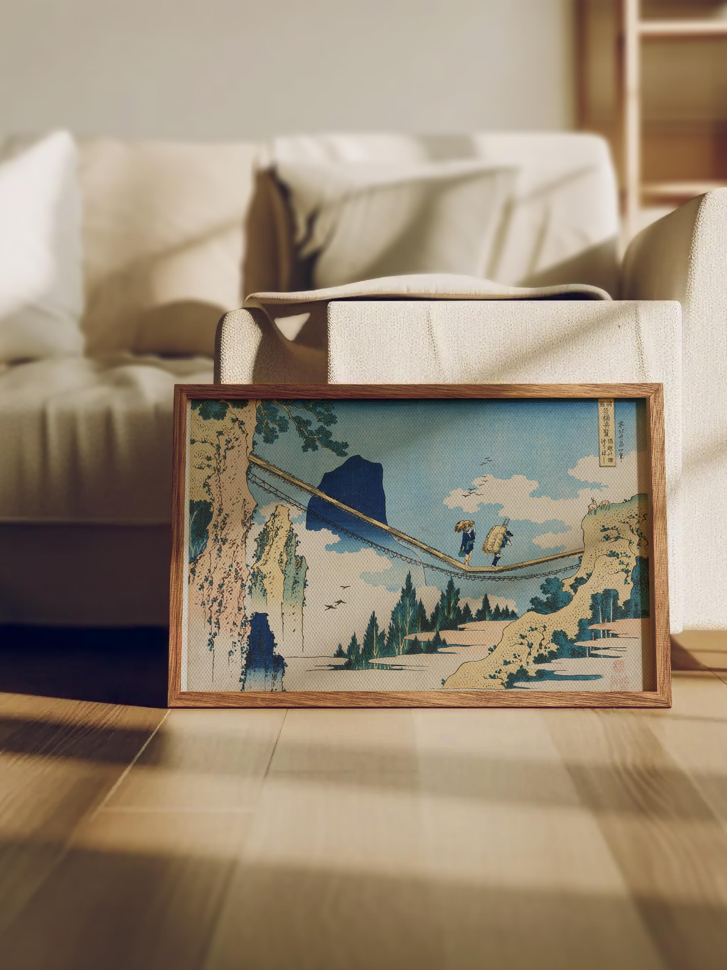 Hokusai Katsushika Poster No:51 Modern Sanat Poster - Sanat Dekor Serisi - Duvar Tablosu, HD Baskı