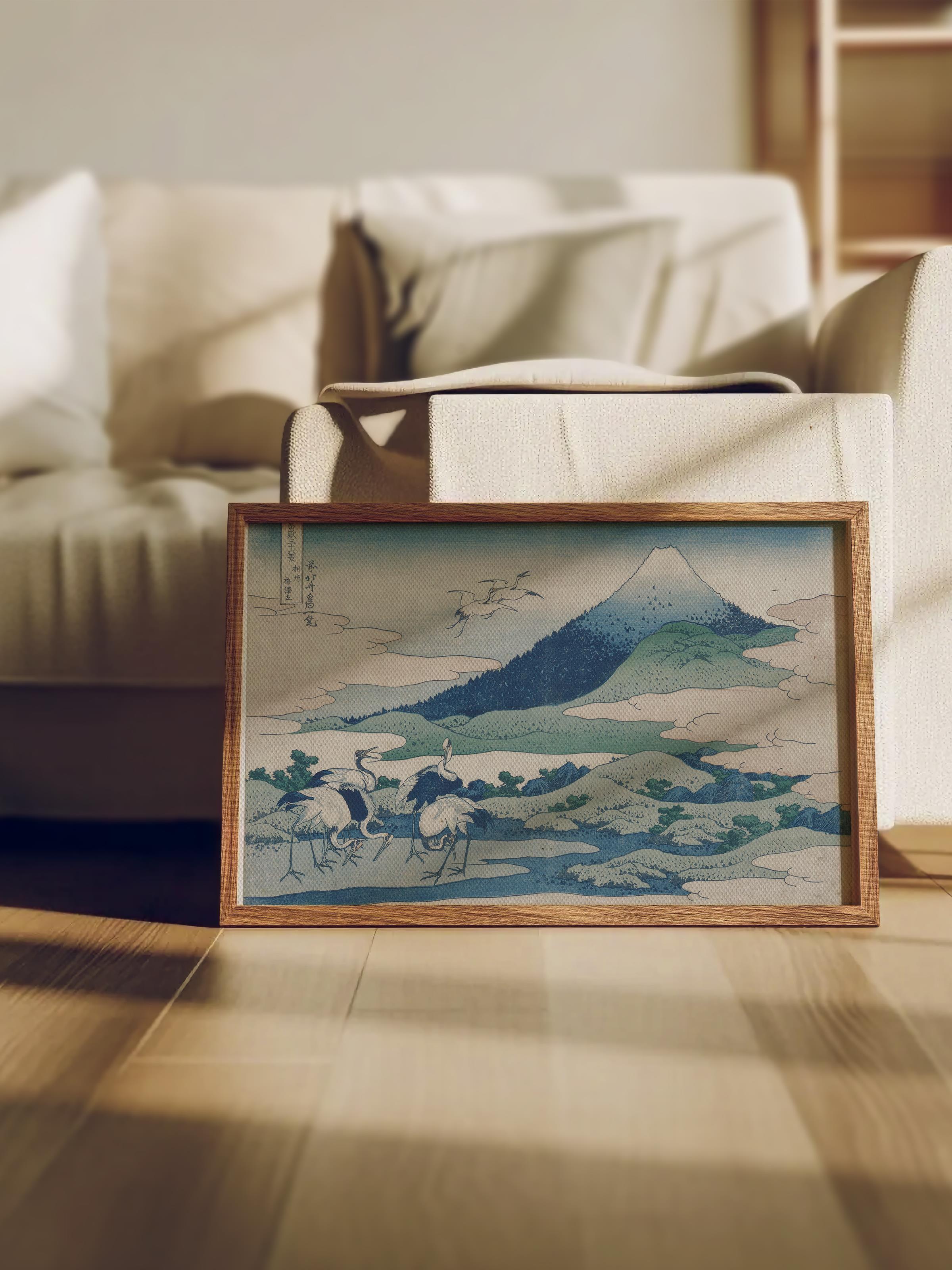 Hokusai Katsushika Poster No:52 Modern Sanat Poster - Sanat Dekor Serisi - Duvar Tablosu, HD Baskı