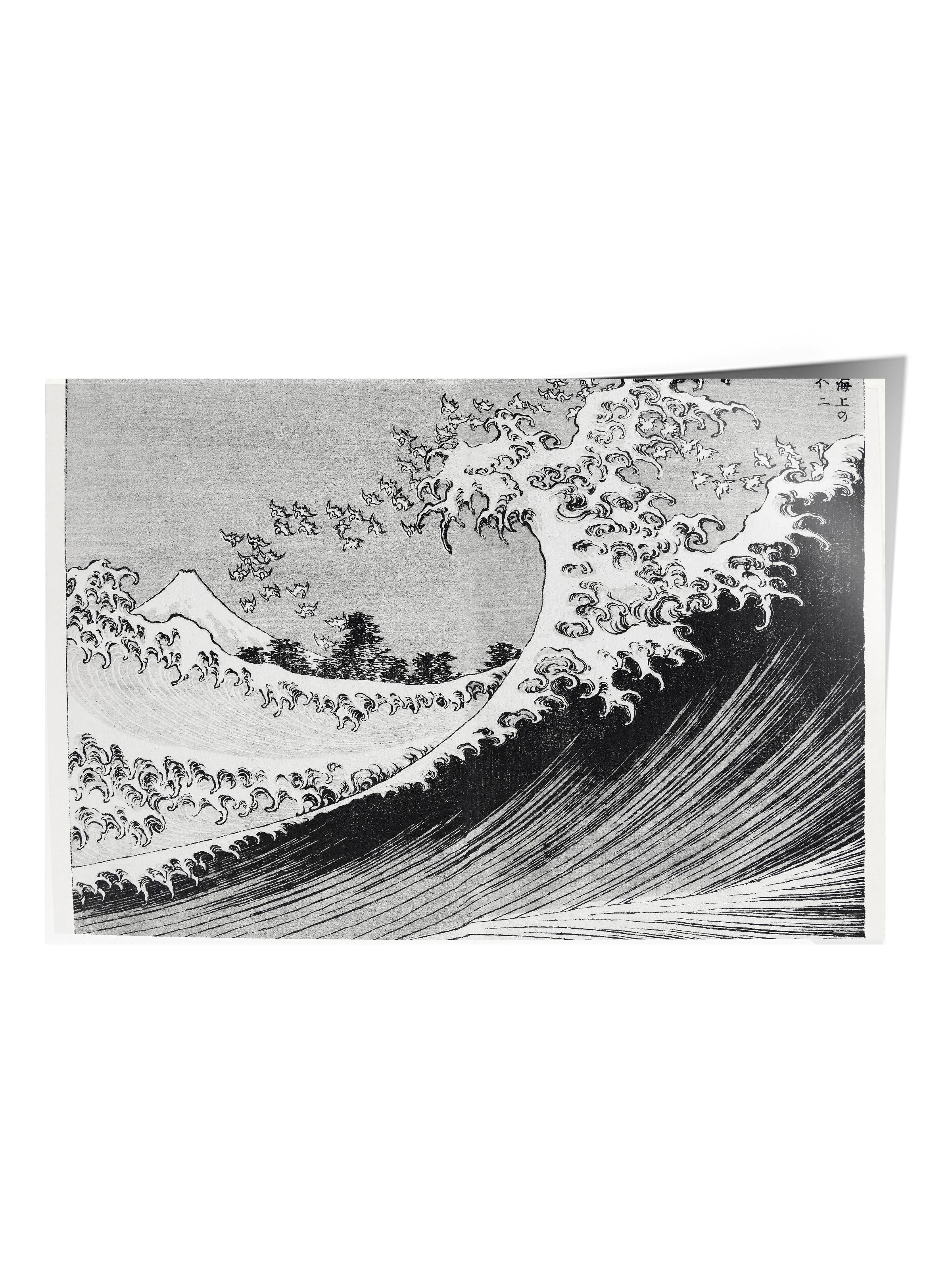 Hokusai Katsushika Poster No:53 Modern Sanat Poster - Sanat Dekor Serisi - Duvar Tablosu, HD Baskı