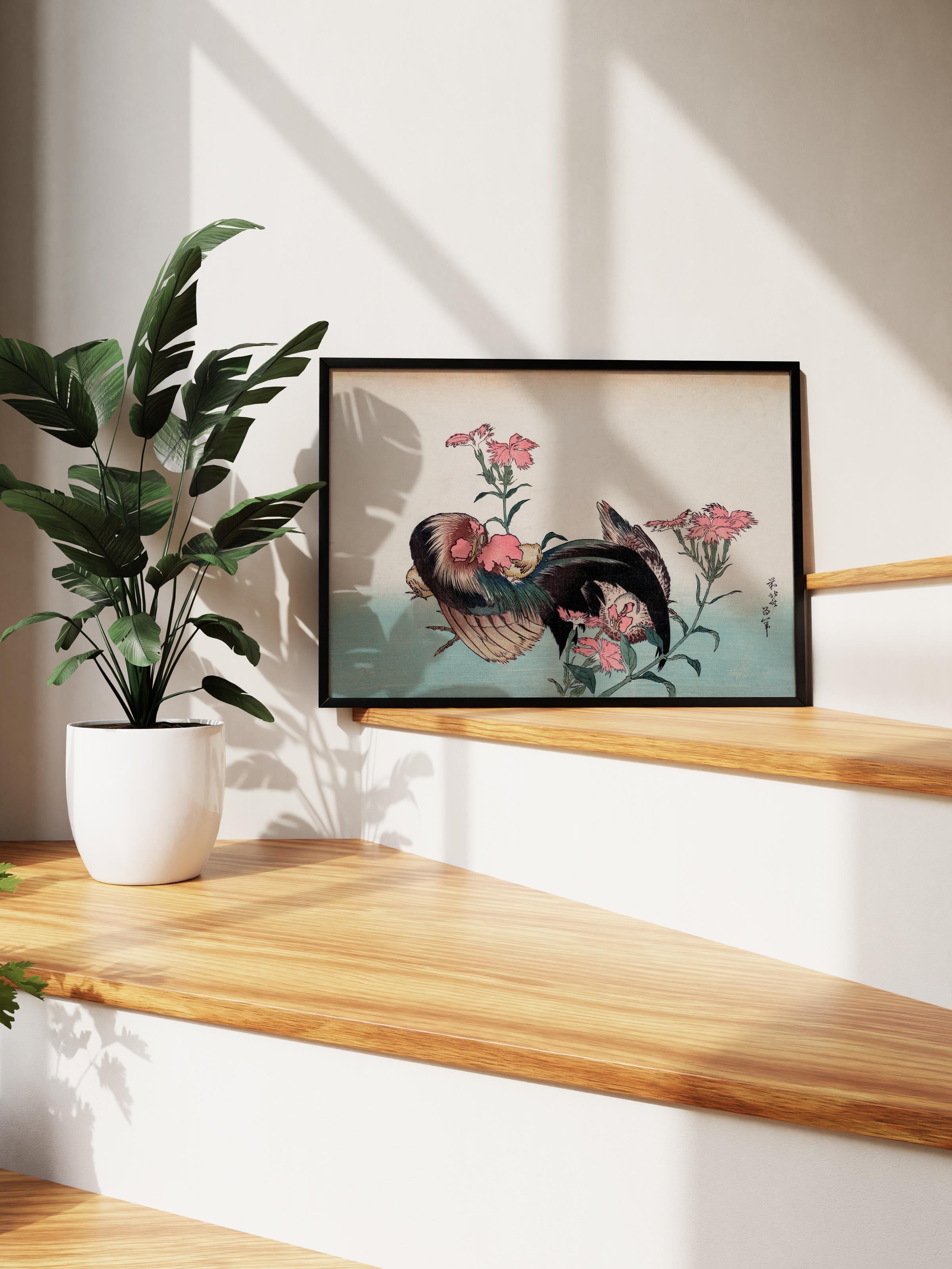 Hokusai Katsushika Poster No:54 Modern Sanat Poster - Sanat Dekor Serisi - Duvar Tablosu, HD Baskı