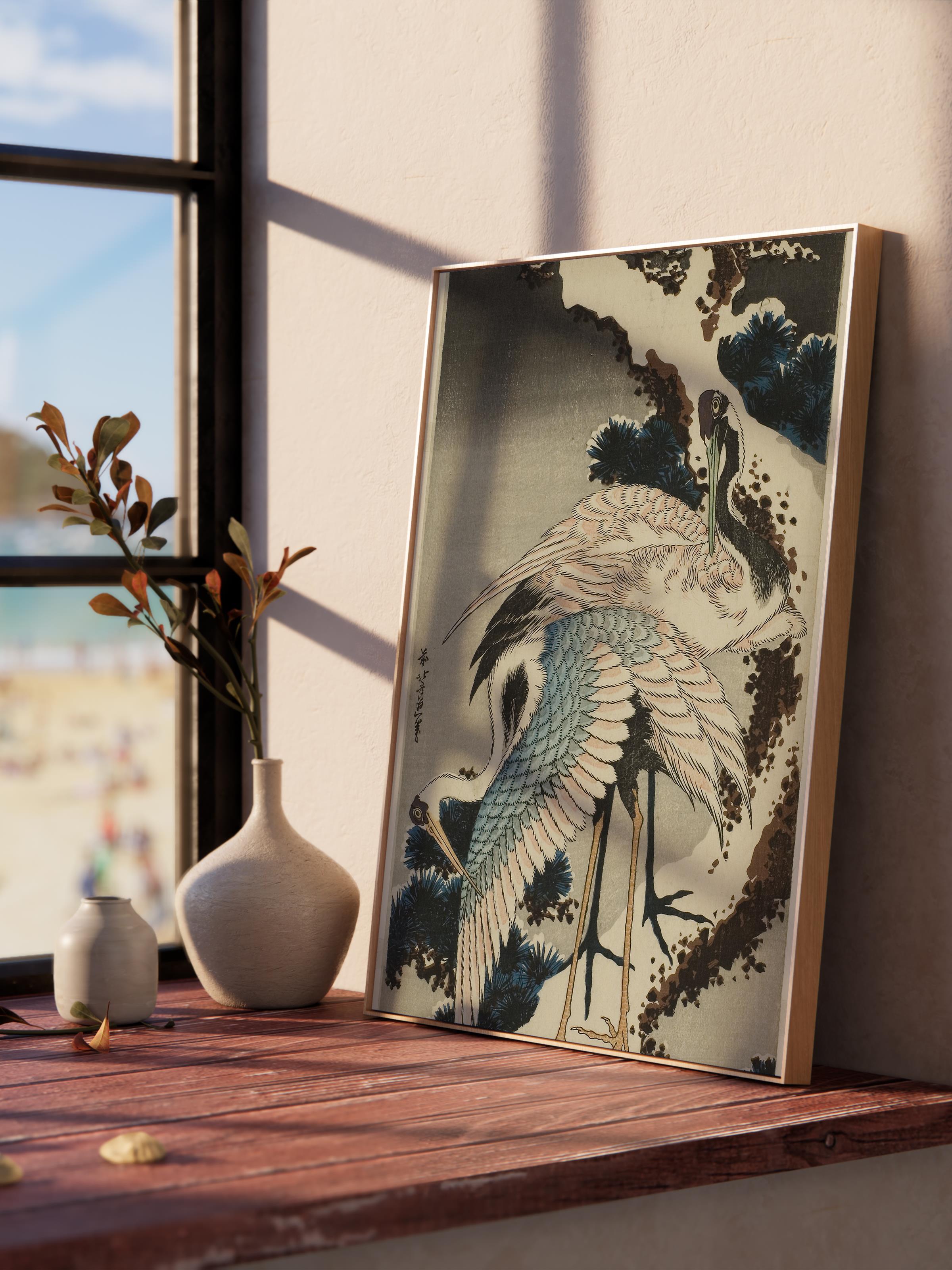 Hokusai Katsushika Poster No:6 Modern Sanat Poster - Sanat Dekor Serisi - Duvar Tablosu, HD Baskı