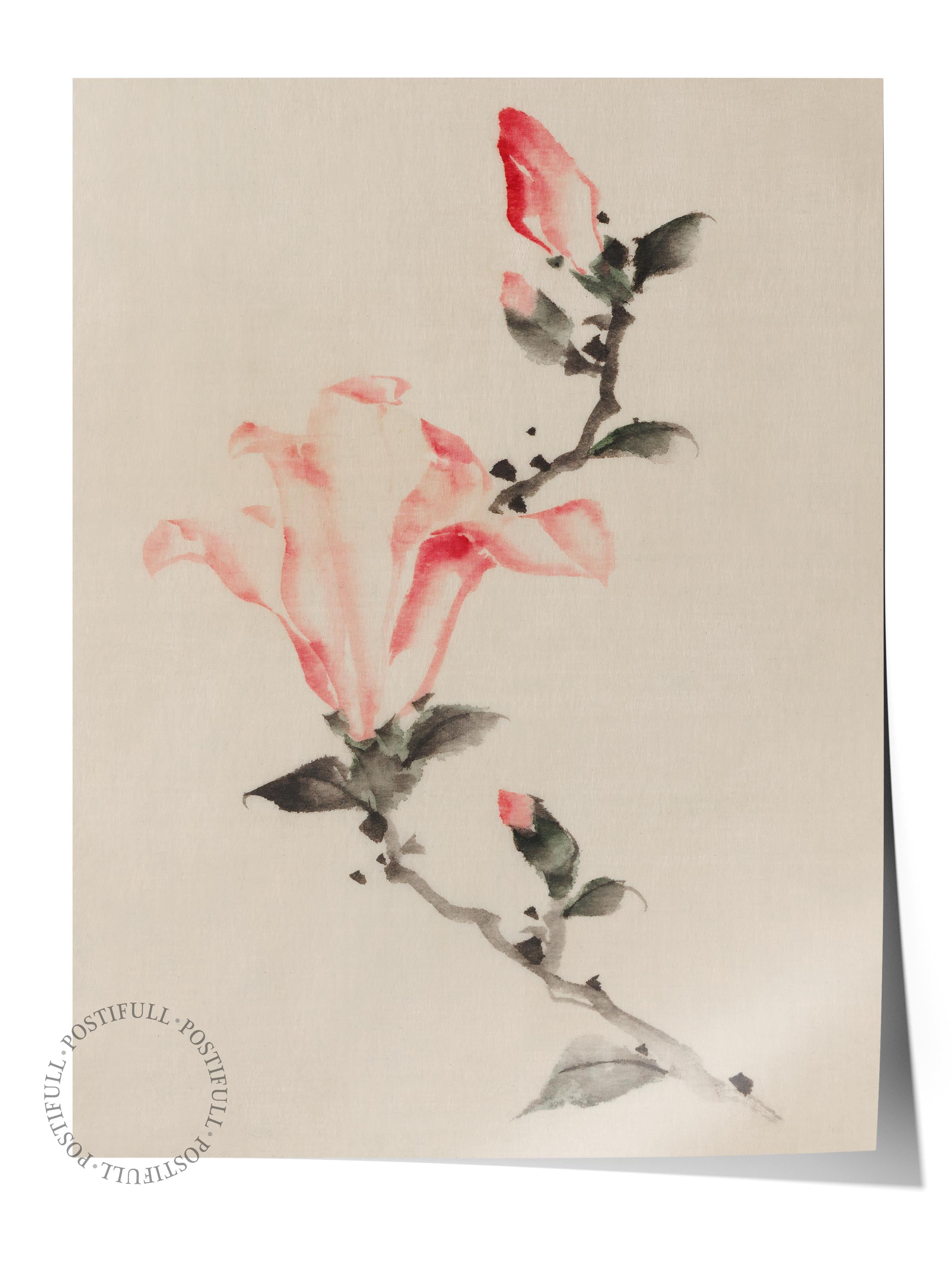 Hokusai Katsushika Poster No:62 Modern Sanat Poster - Sanat Dekor Serisi - Duvar Tablosu, HD Baskı