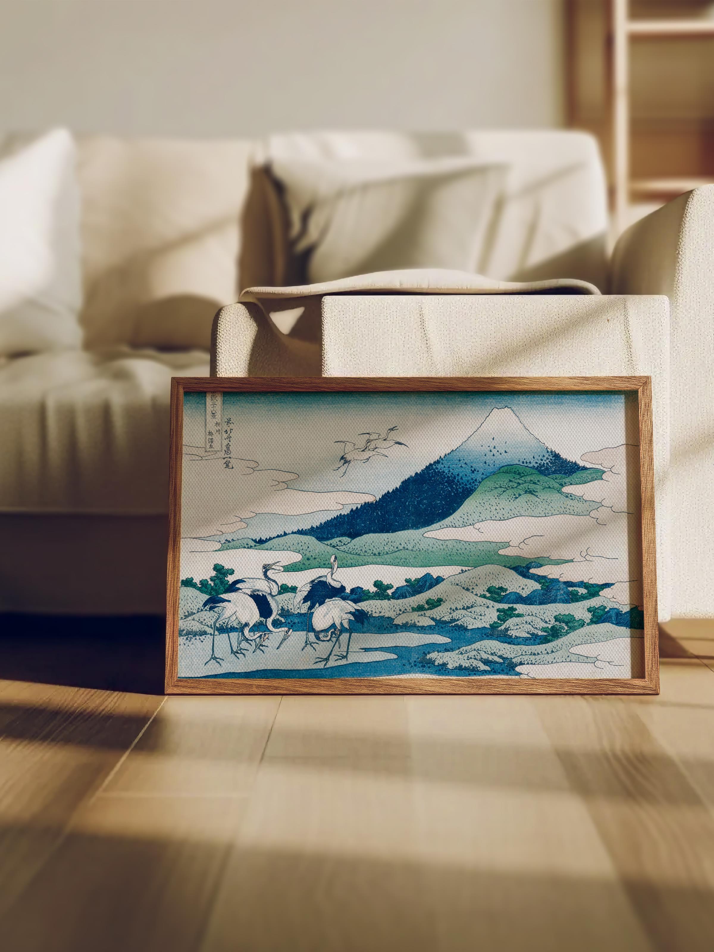 Hokusai Katsushika Poster No:63 Modern Sanat Poster - Sanat Dekor Serisi - Duvar Tablosu, HD Baskı