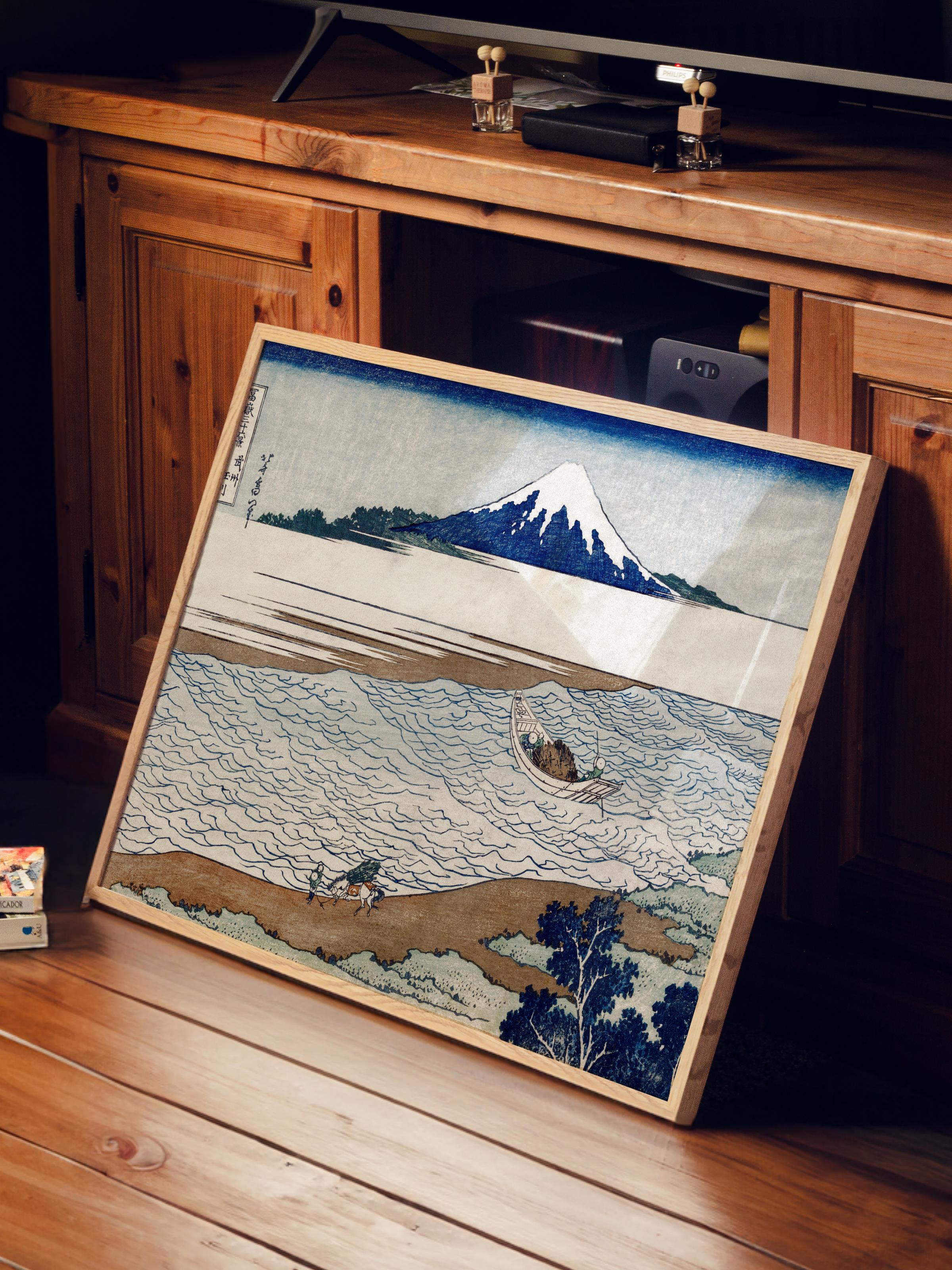 Hokusai Katsushika Poster No:64 Modern Sanat Poster - Sanat Dekor Serisi - Duvar Tablosu, HD Baskı