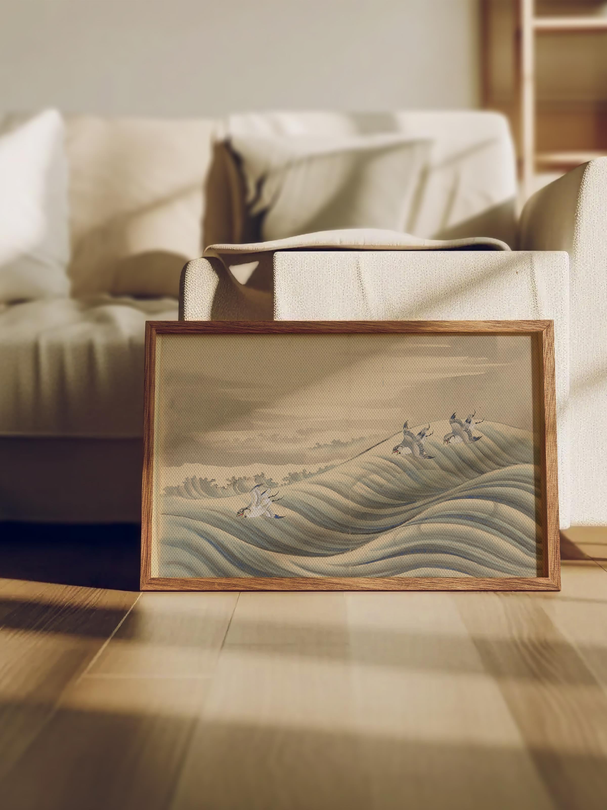 Hokusai Katsushika Poster No:66 Modern Sanat Poster - Sanat Dekor Serisi - Duvar Tablosu, HD Baskı