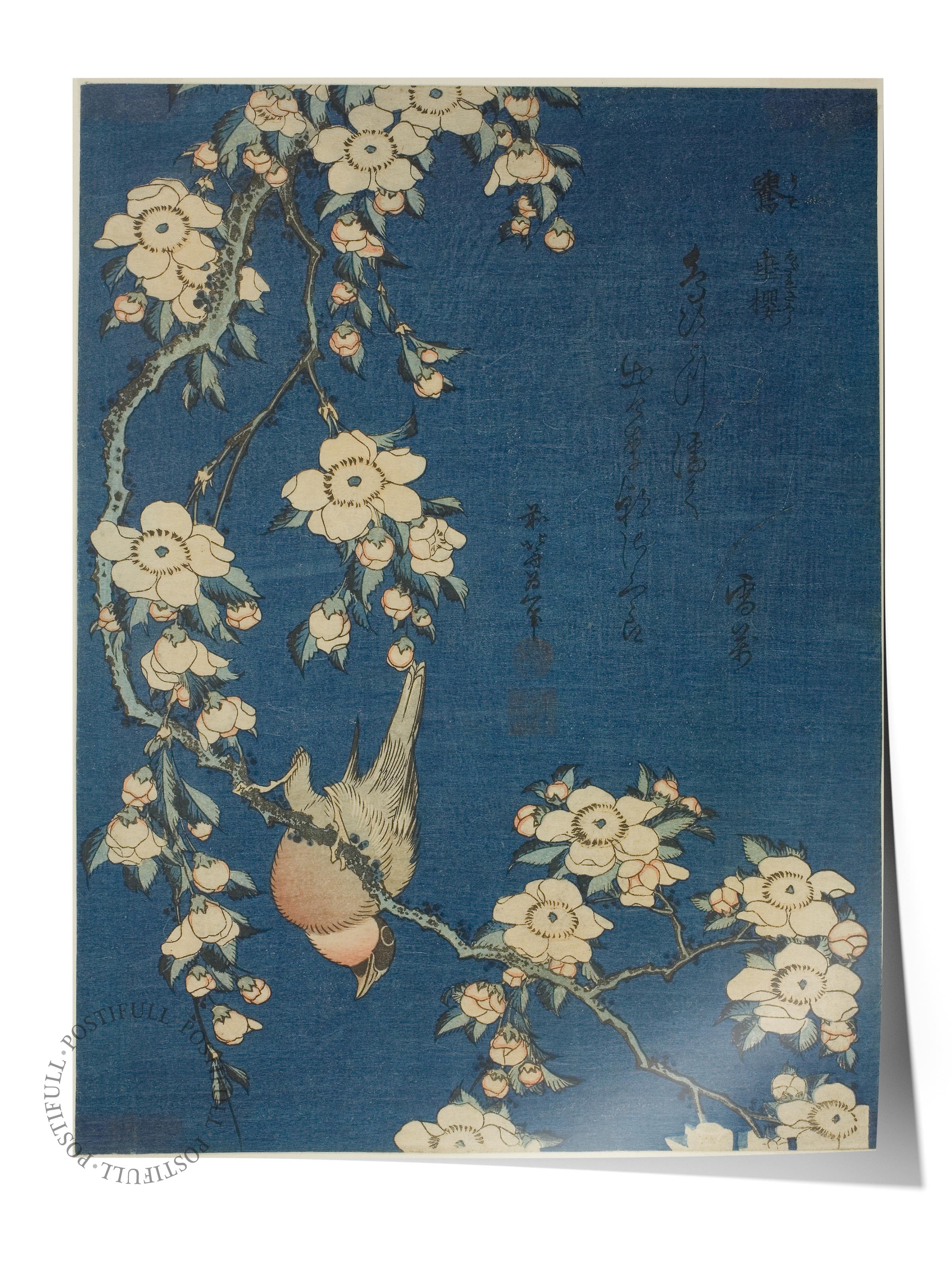 Hokusai Katsushika Poster No:8 Modern Sanat Poster - Sanat Dekor Serisi - Duvar Tablosu, HD Baskı